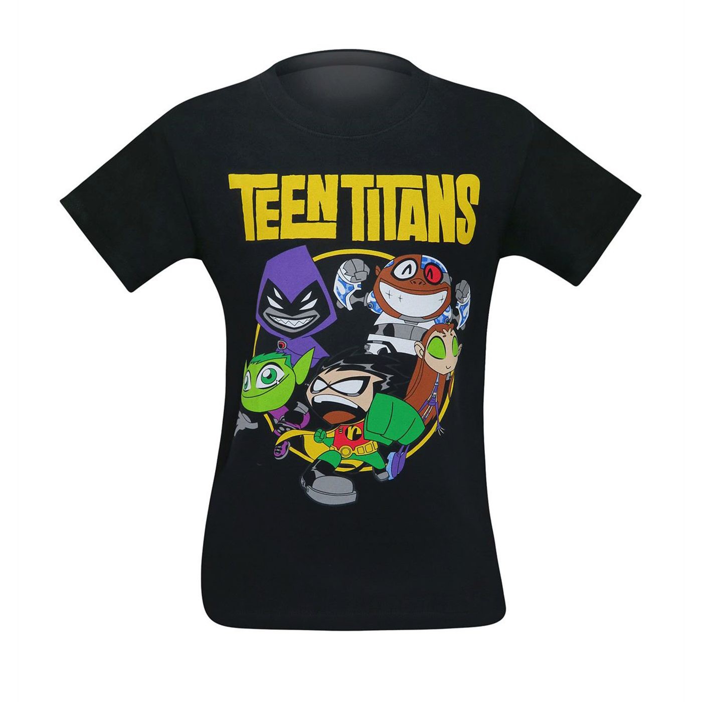 Teen Titans Go! Men's T-Shirt, Black