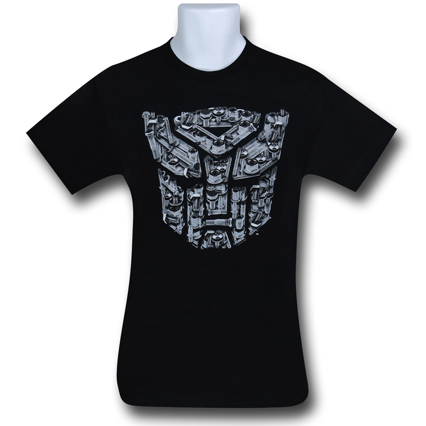 Transformers Autobot Bolts and Rivets T-Shirt, Black