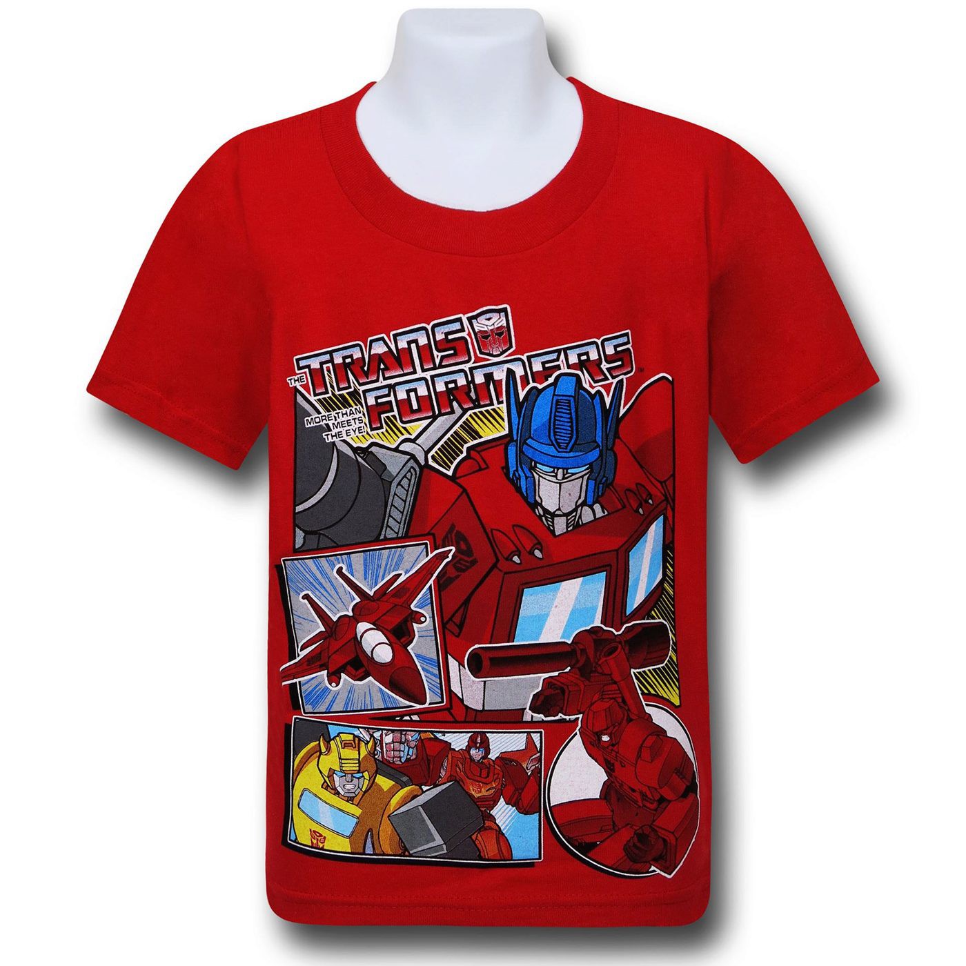 Transformers Battle Ready Kids T-Shirt, Red