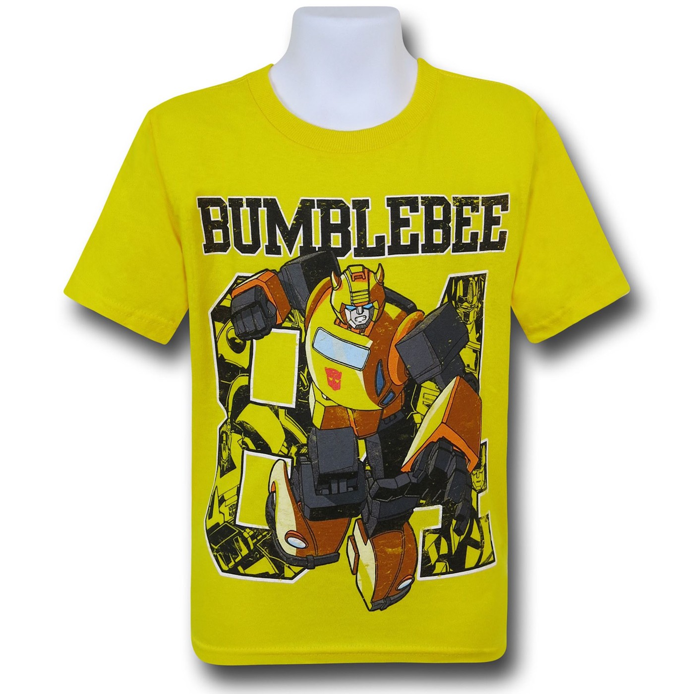 Transformers Bumblebee 1984 Kids T-Shirt, Yellow