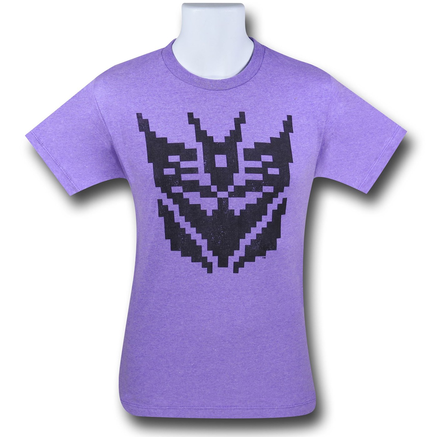 Transformers Decepticon 8-Bit Symbol T-Shirt, Purple