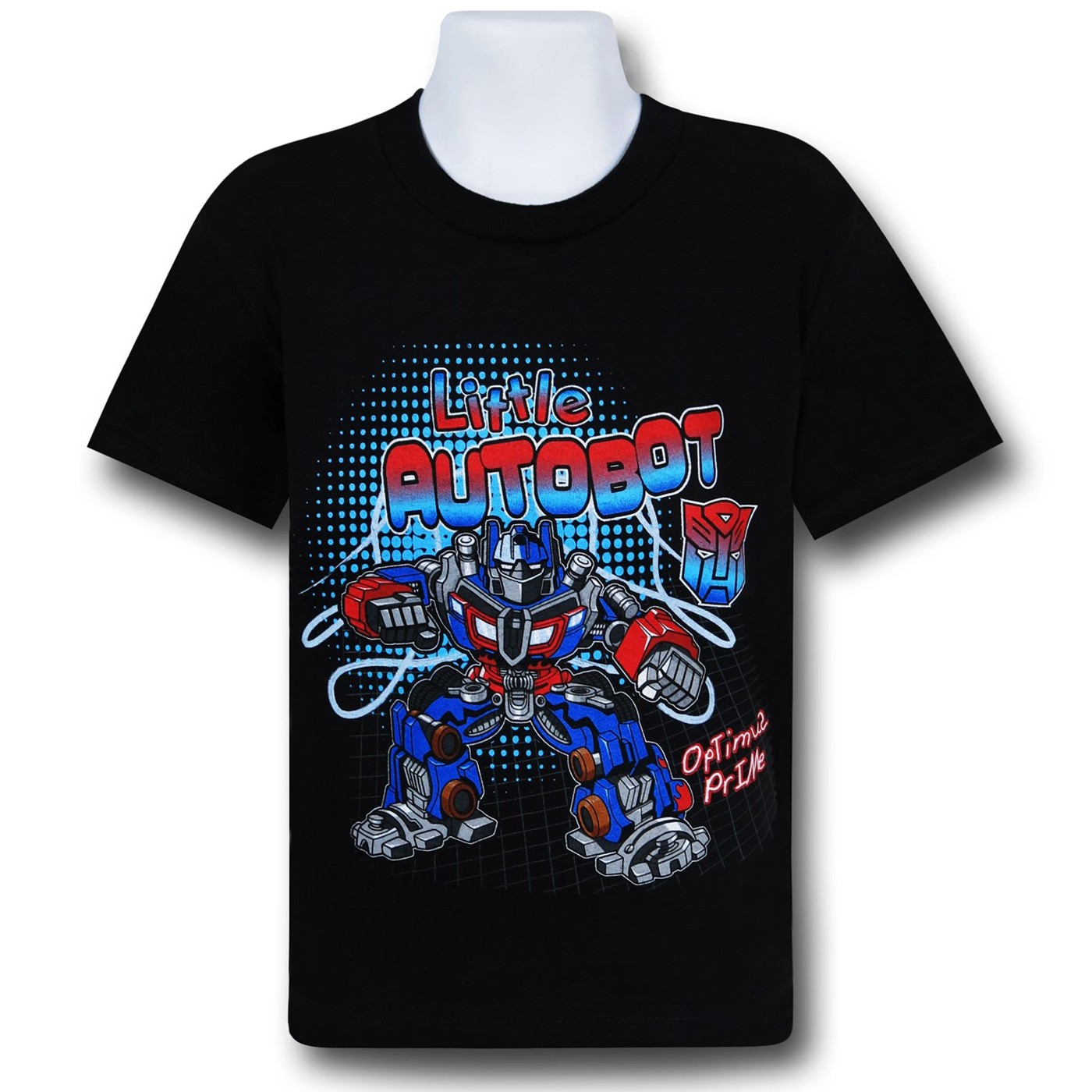 Tranformers Little Autobot Kids T-Shirt, Black