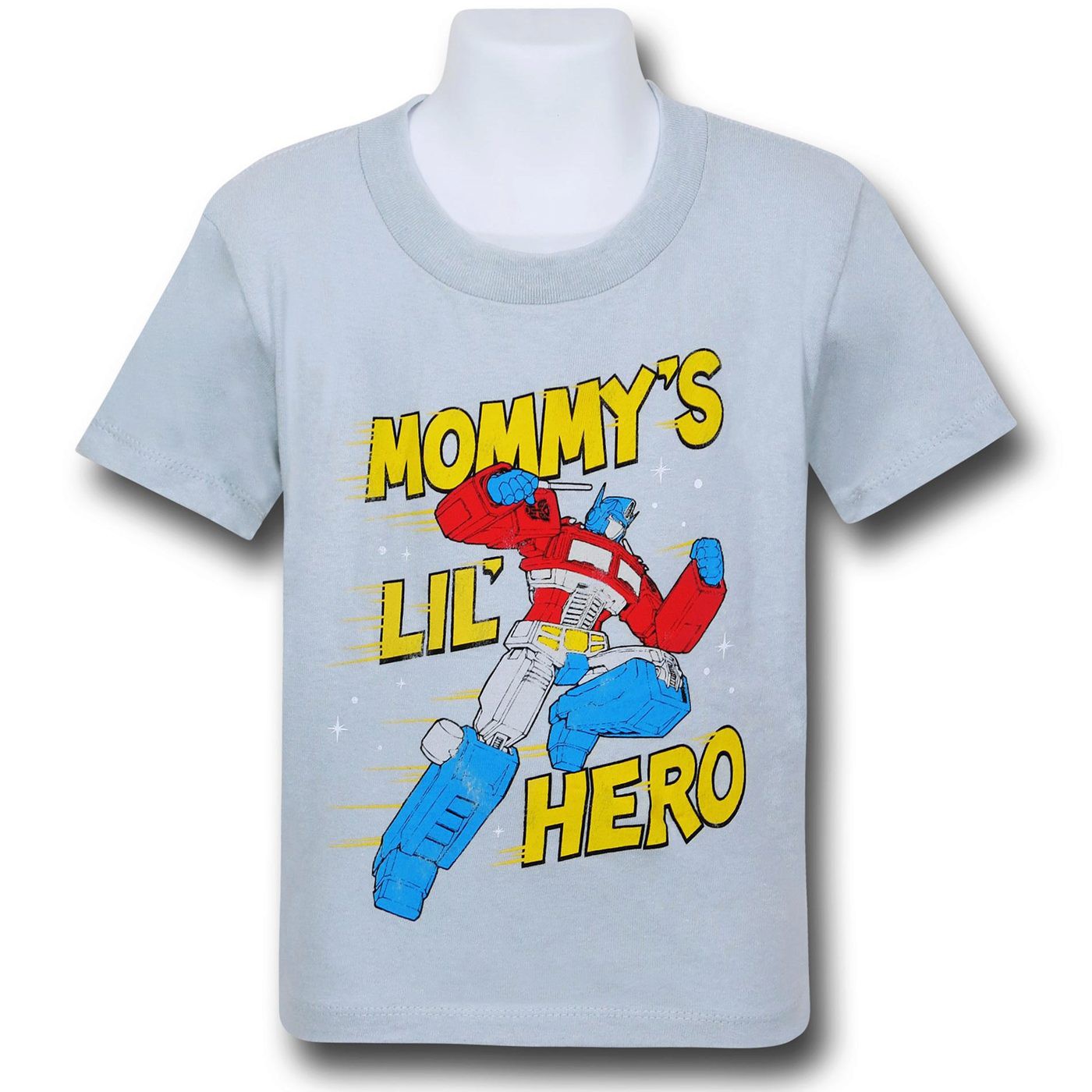 Transformers Mommy's Hero Kids T-Shirt, Grey