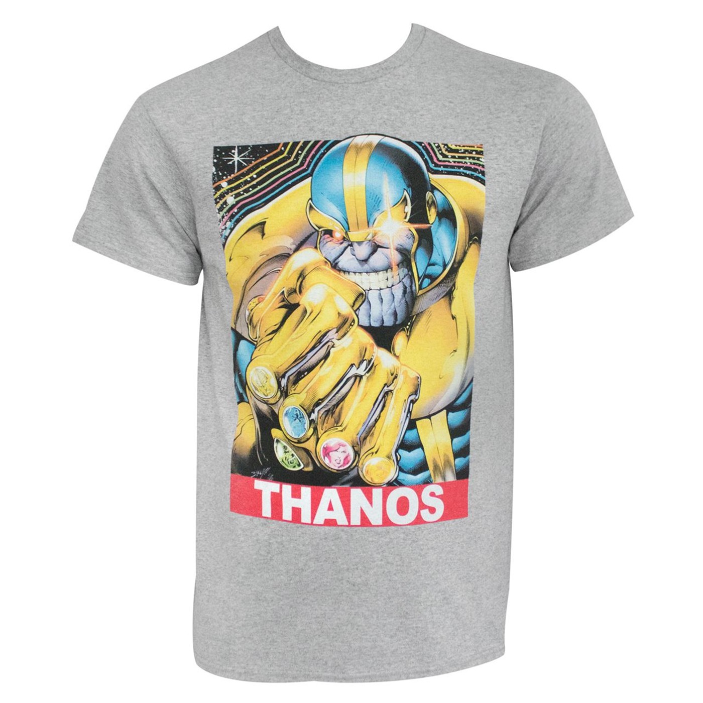 Thanos Come And Get Me Men's T-Shirt, Grey