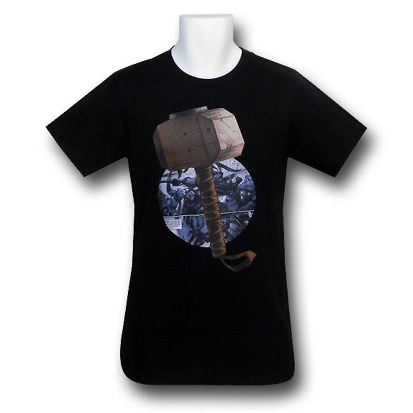 Thor Black Hammer 30 Single T-Shirt, Black