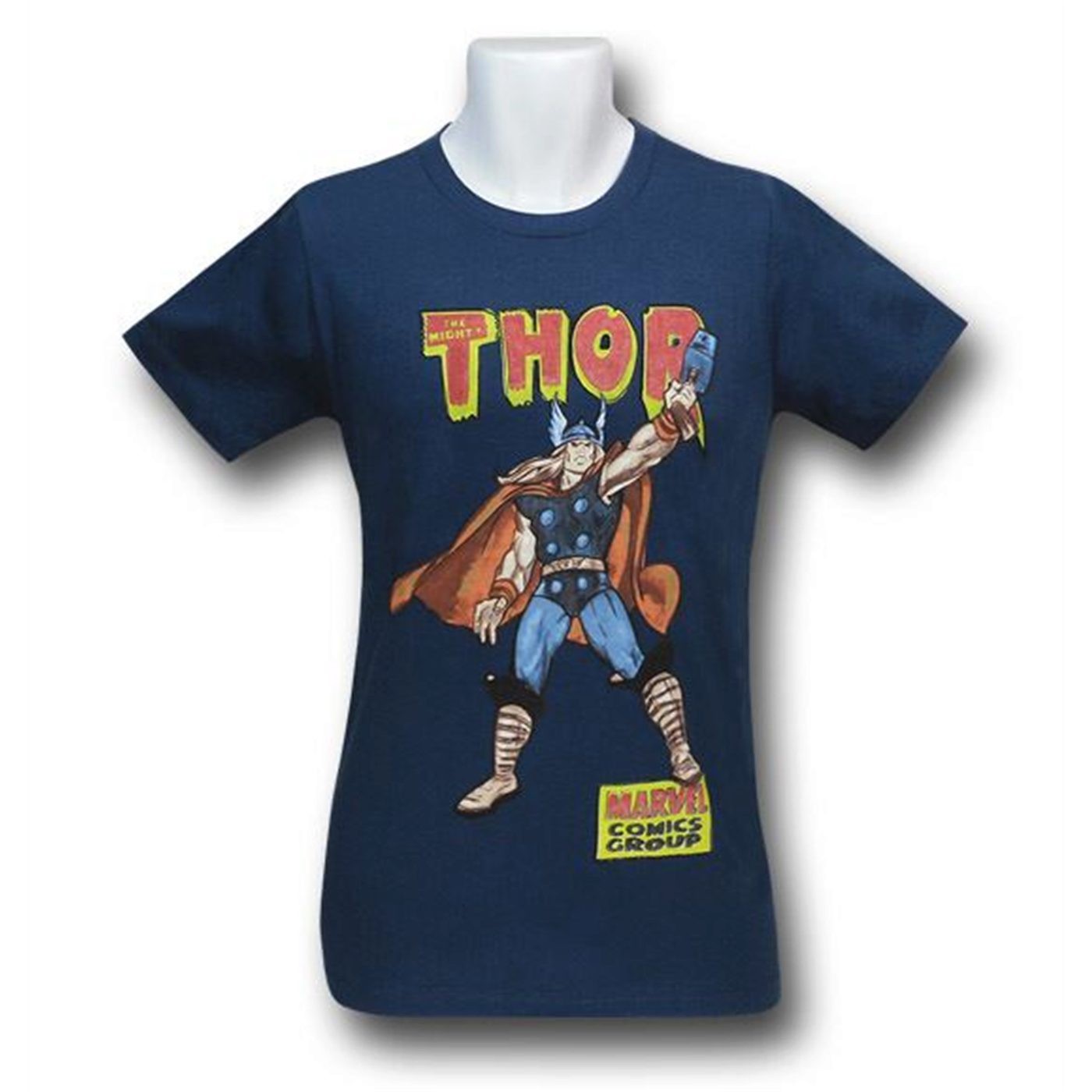 Thor Classic Water Color (30 Single) T-Shirt, Blue
