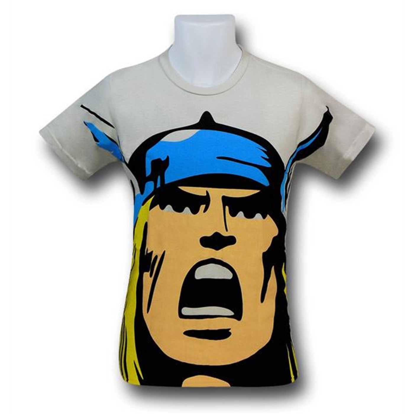 Thor Giant Face 30 Single T-Shirt, Grey