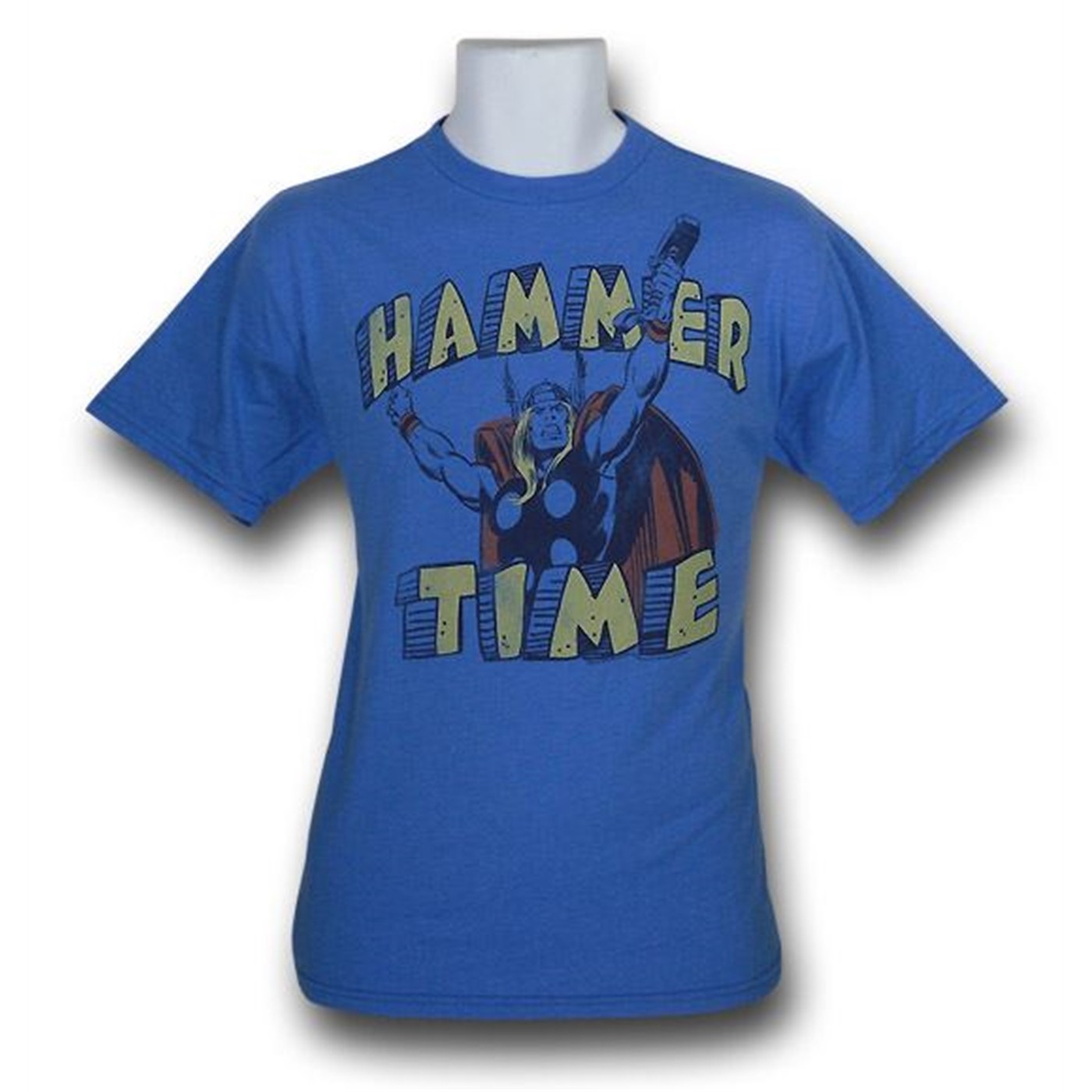Thor Hammer Time Junk Food T-Shirt, Blue