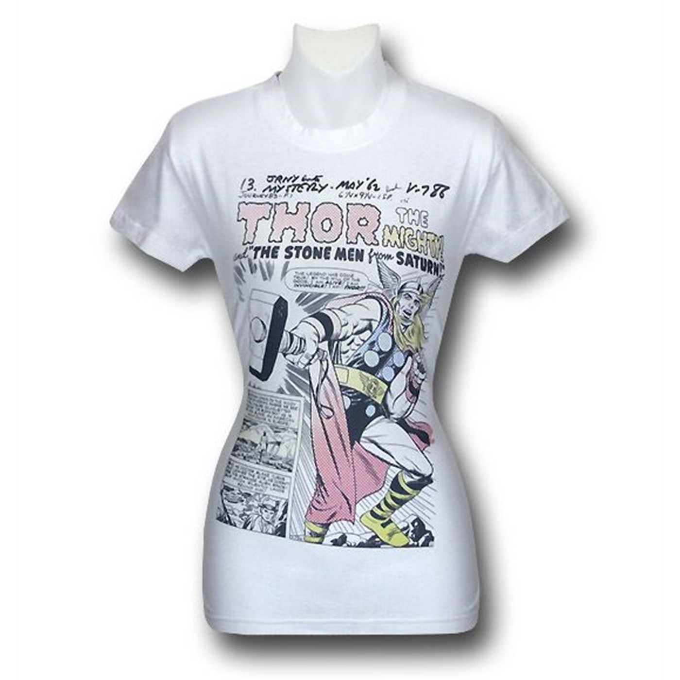 Thor Junior Womens The Mighty T-Shirt, White