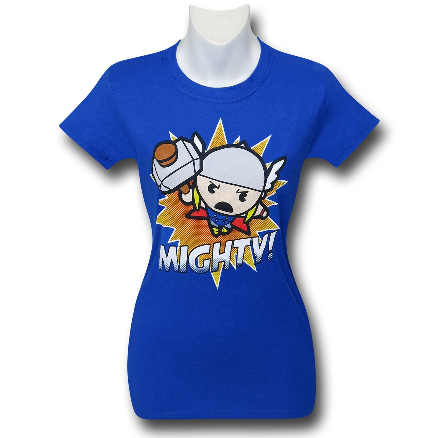 Thor Kawaii Mighty! Women's T-Shirt, Blue
