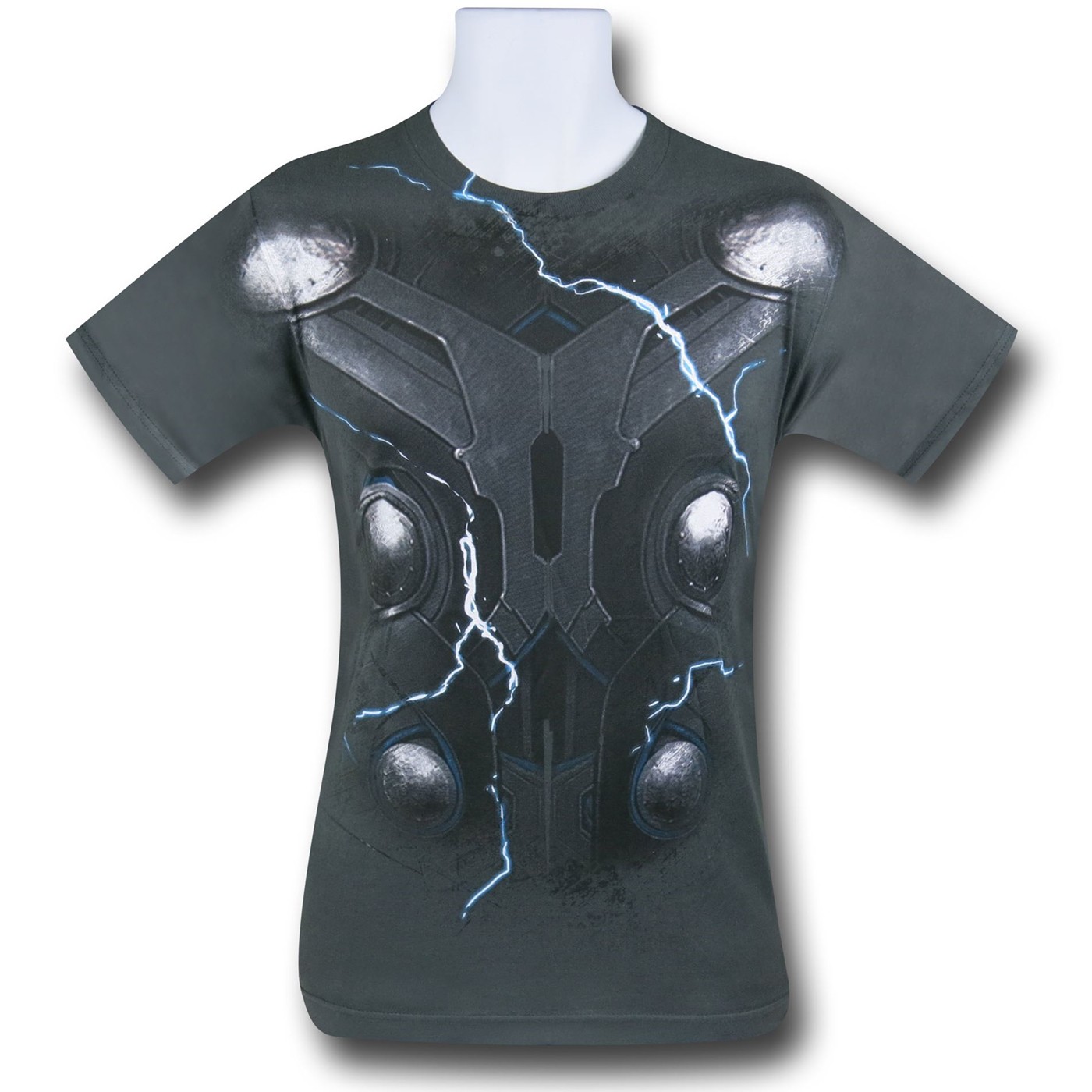 Thor Lightning Costume T-Shirt, Grey