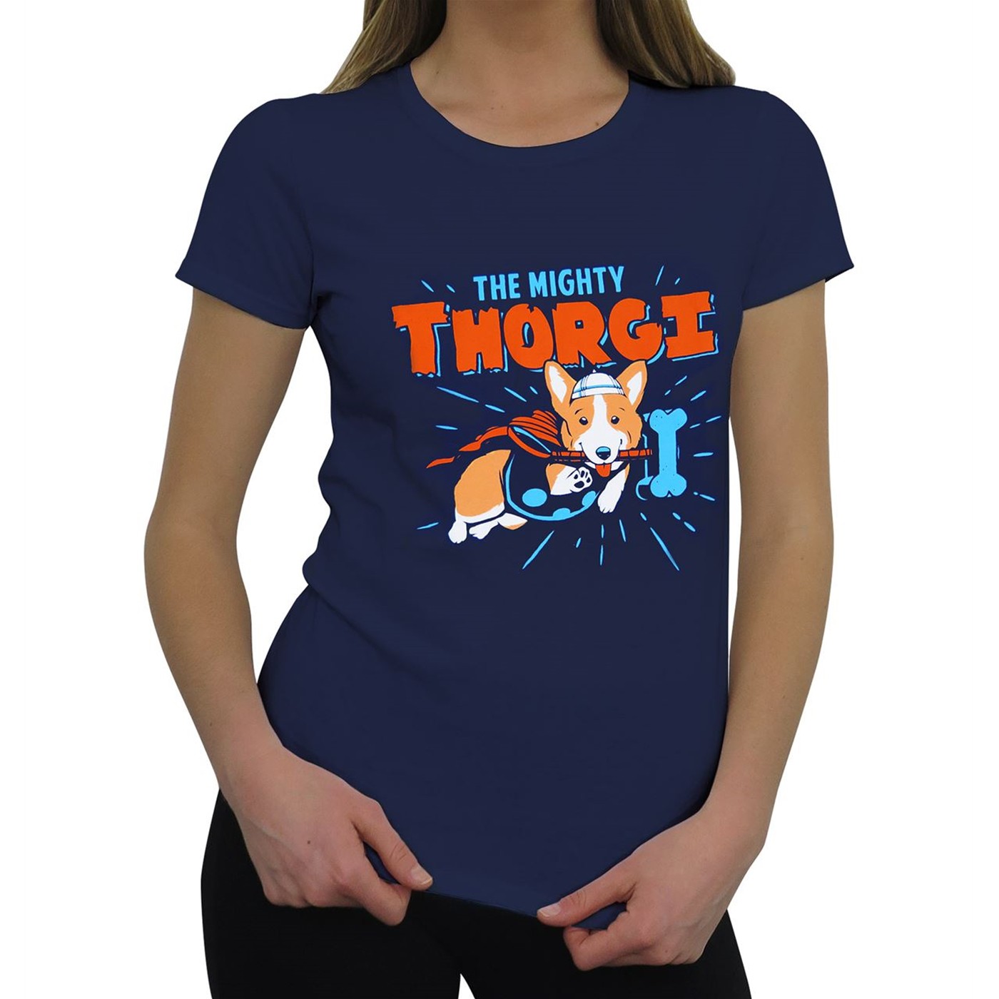 The Mighty Thorgi Women's T-Shirt, Blue