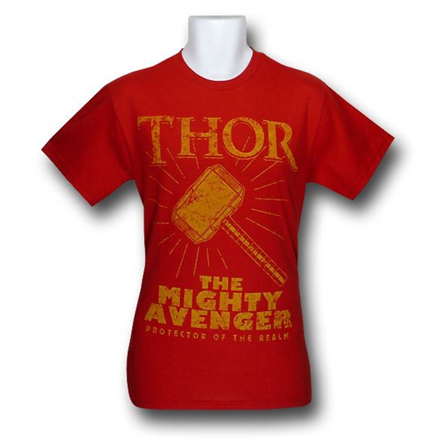 Thor Mighty Avenger Red T-Shirt, Red