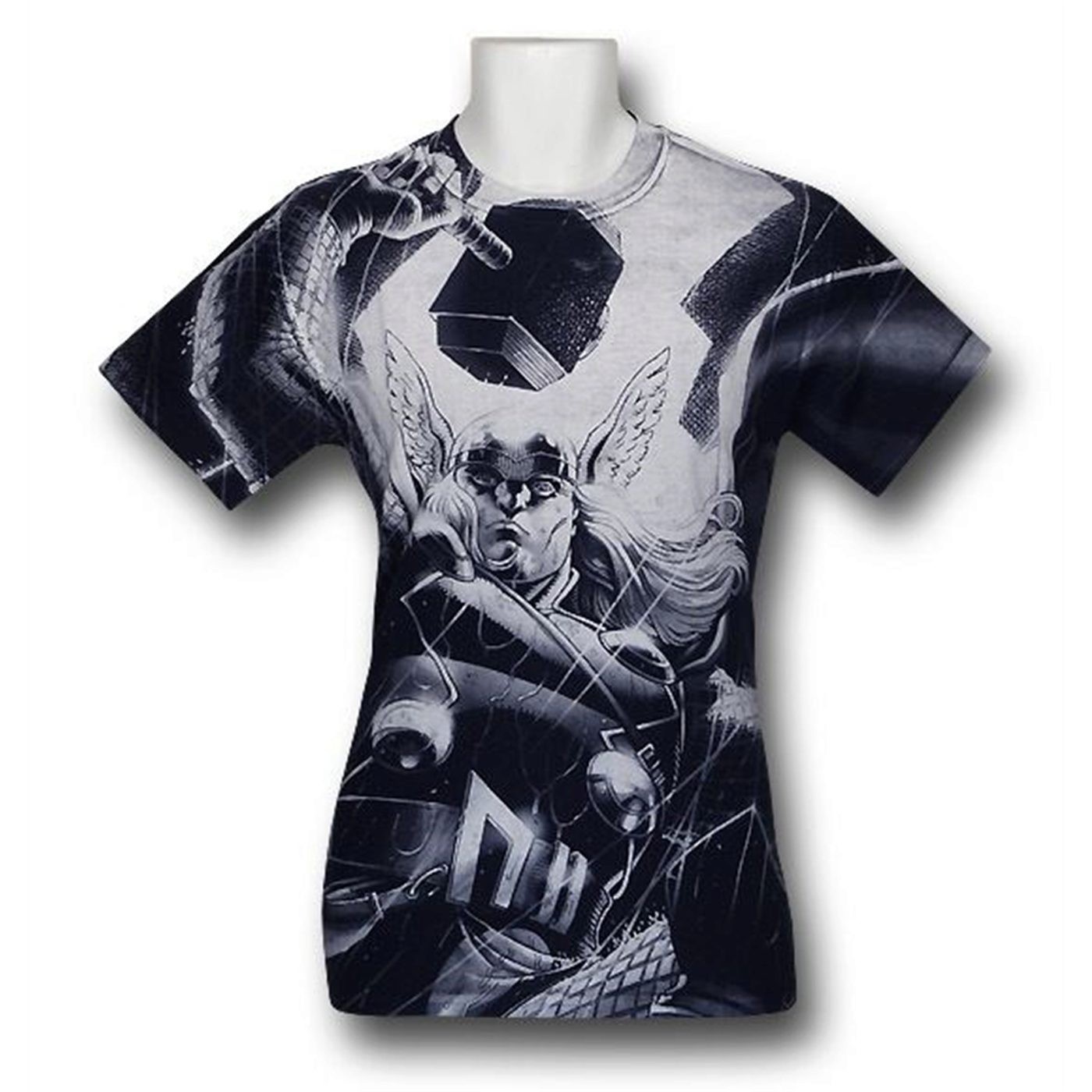 Thor Thornado Strikes Sublimation T-Shirt, Blue