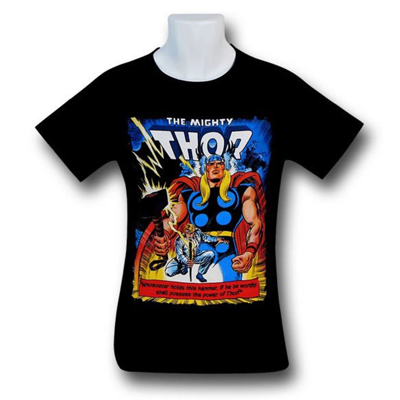 Thor Power of Thor Black T-Shirt, Black