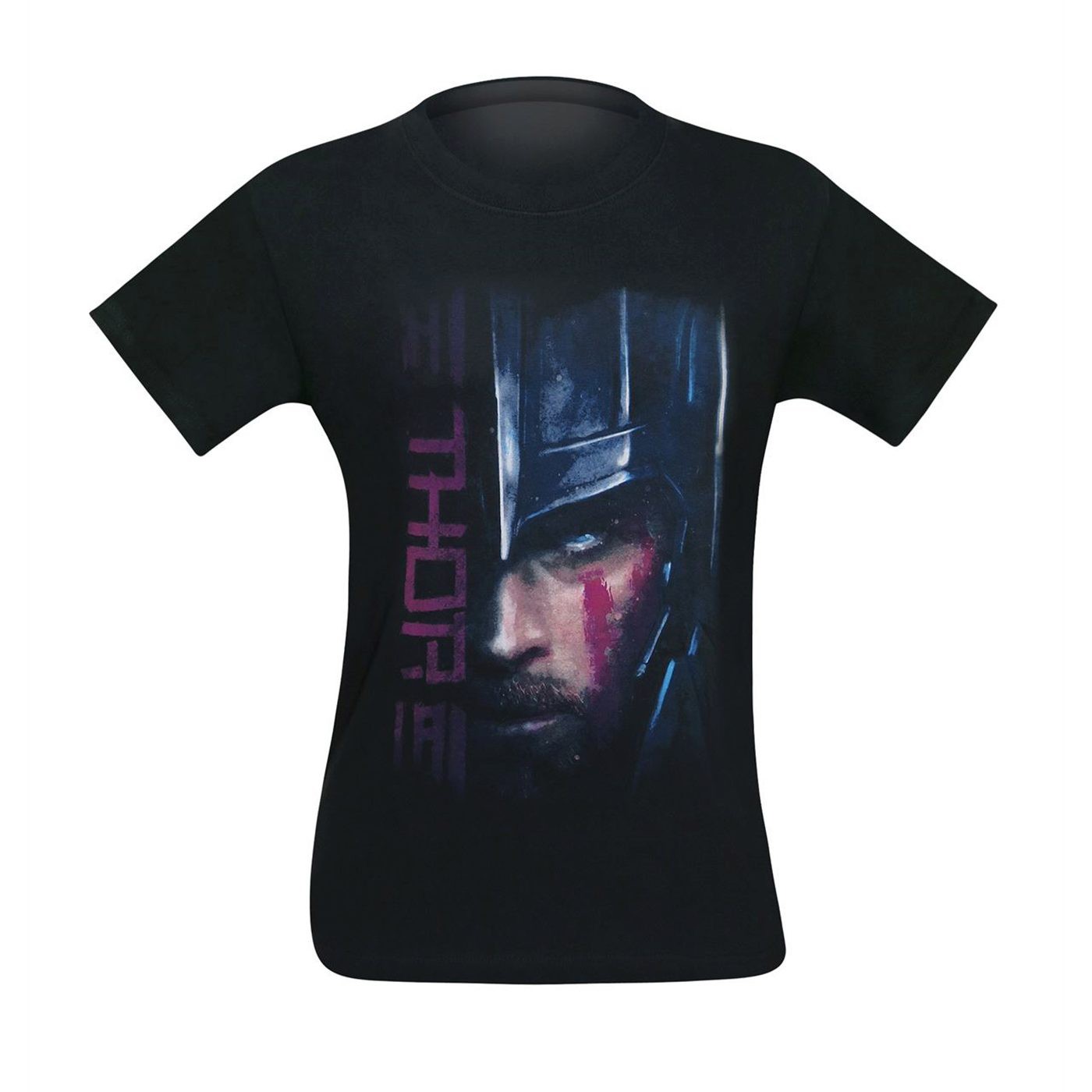Thor Ragnarok Battle Face Men's T-Shirt, Black