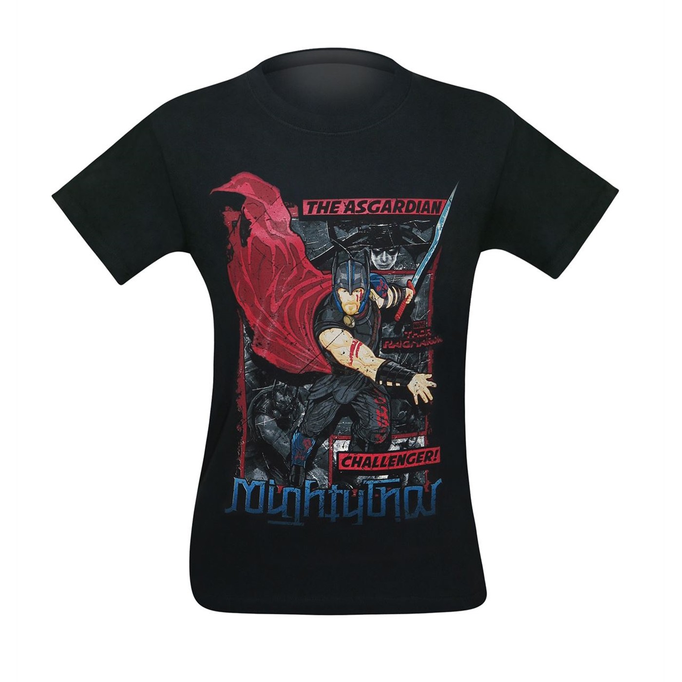 Thor Ragnarok Ambigram Men's T-Shirt, Black