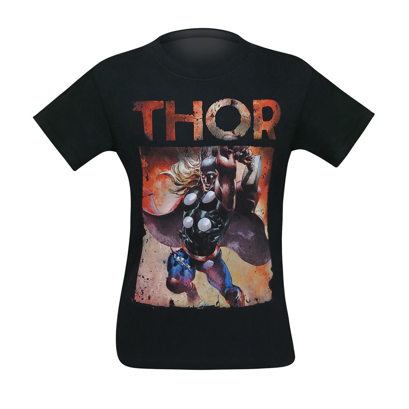 Thor Raging Thunder God Men's T-Shirt, Black
