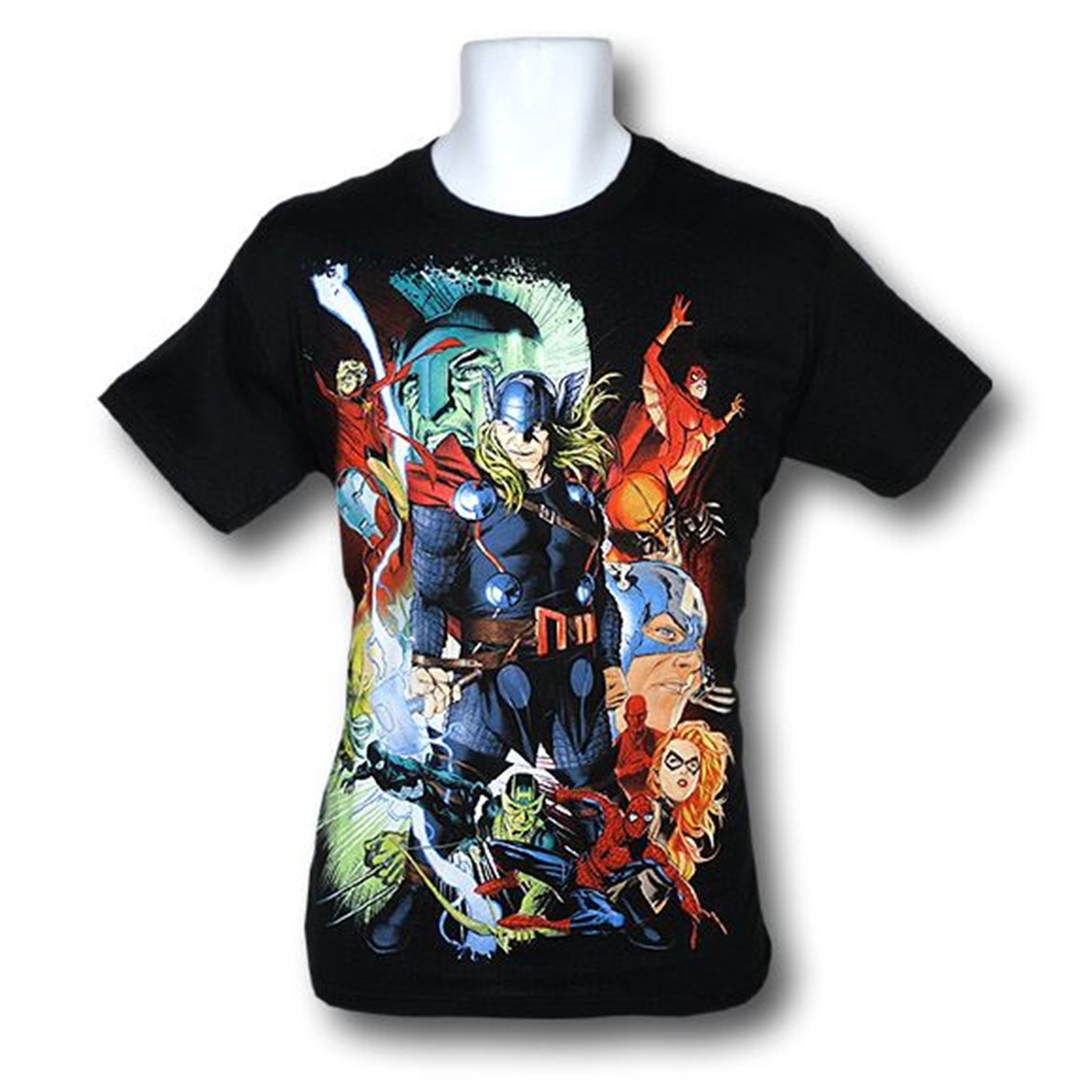 Thor Siege on Asgard T-Shirt, Black