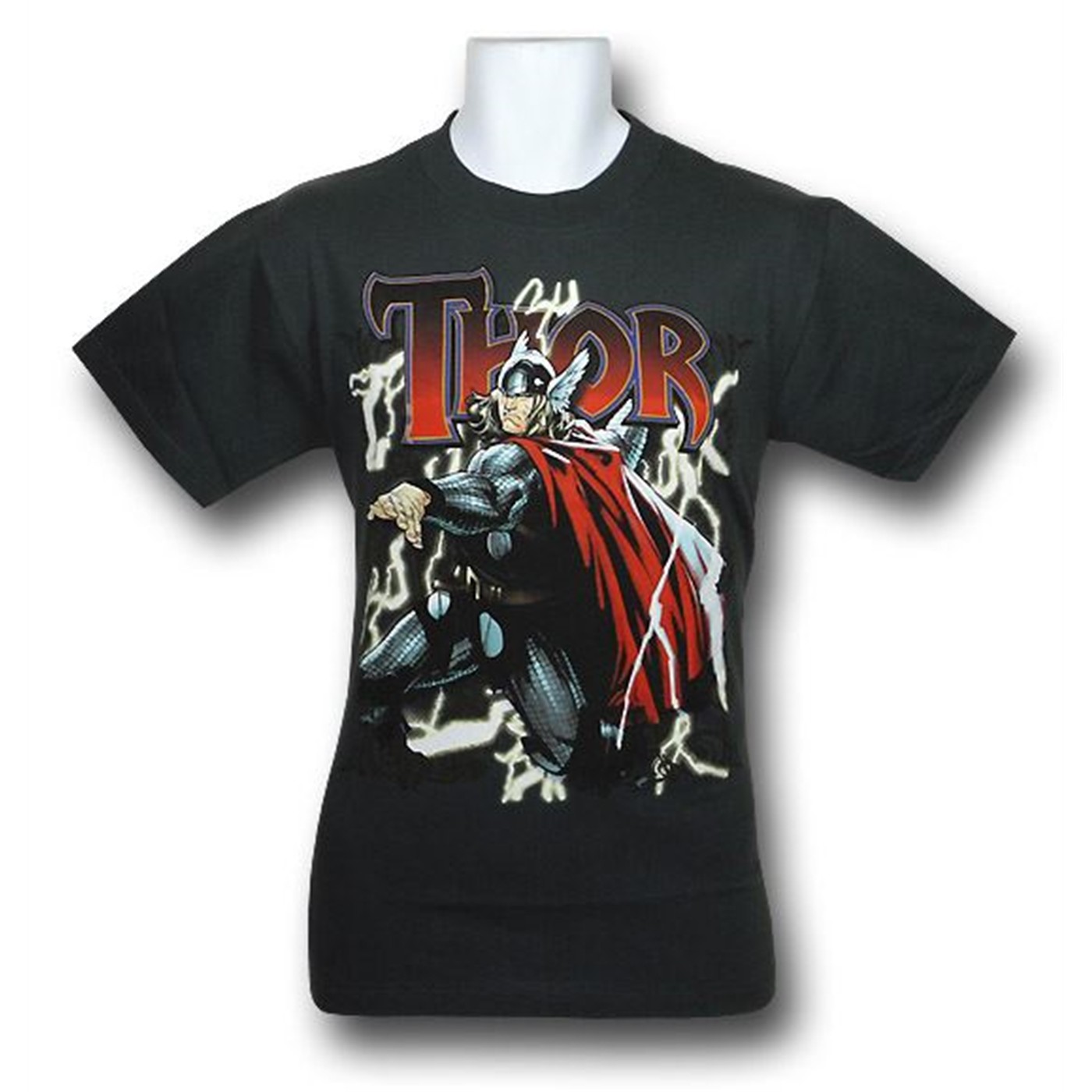 Thor Smite and Power T-Shirt, Grey