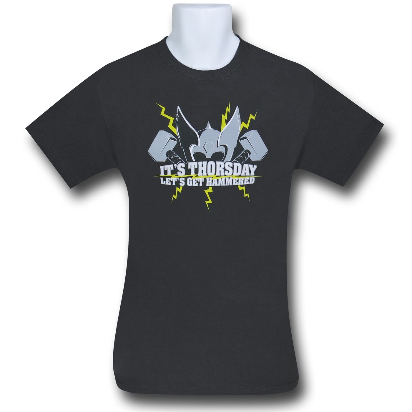 Thirsty Thorsday T-Shirt, Grey