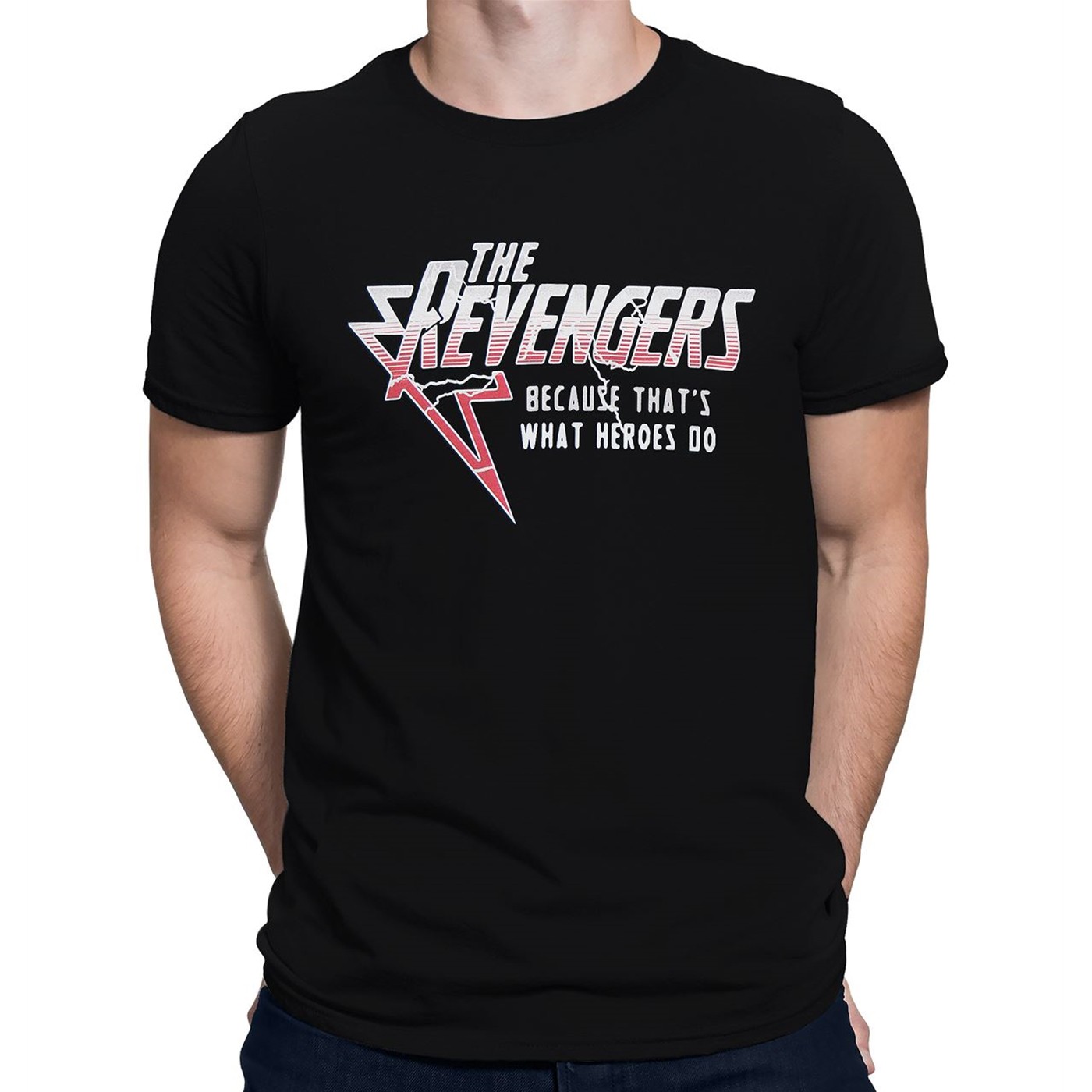 The Revengers That's What Heroes Do Men's T-Shirt, Black