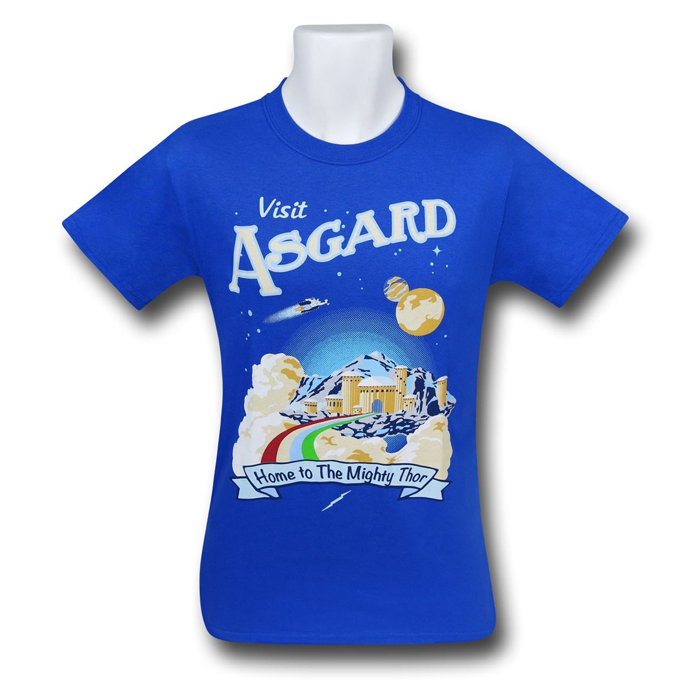 Thor Visit Asgard Men's T-Shirt, Blue
