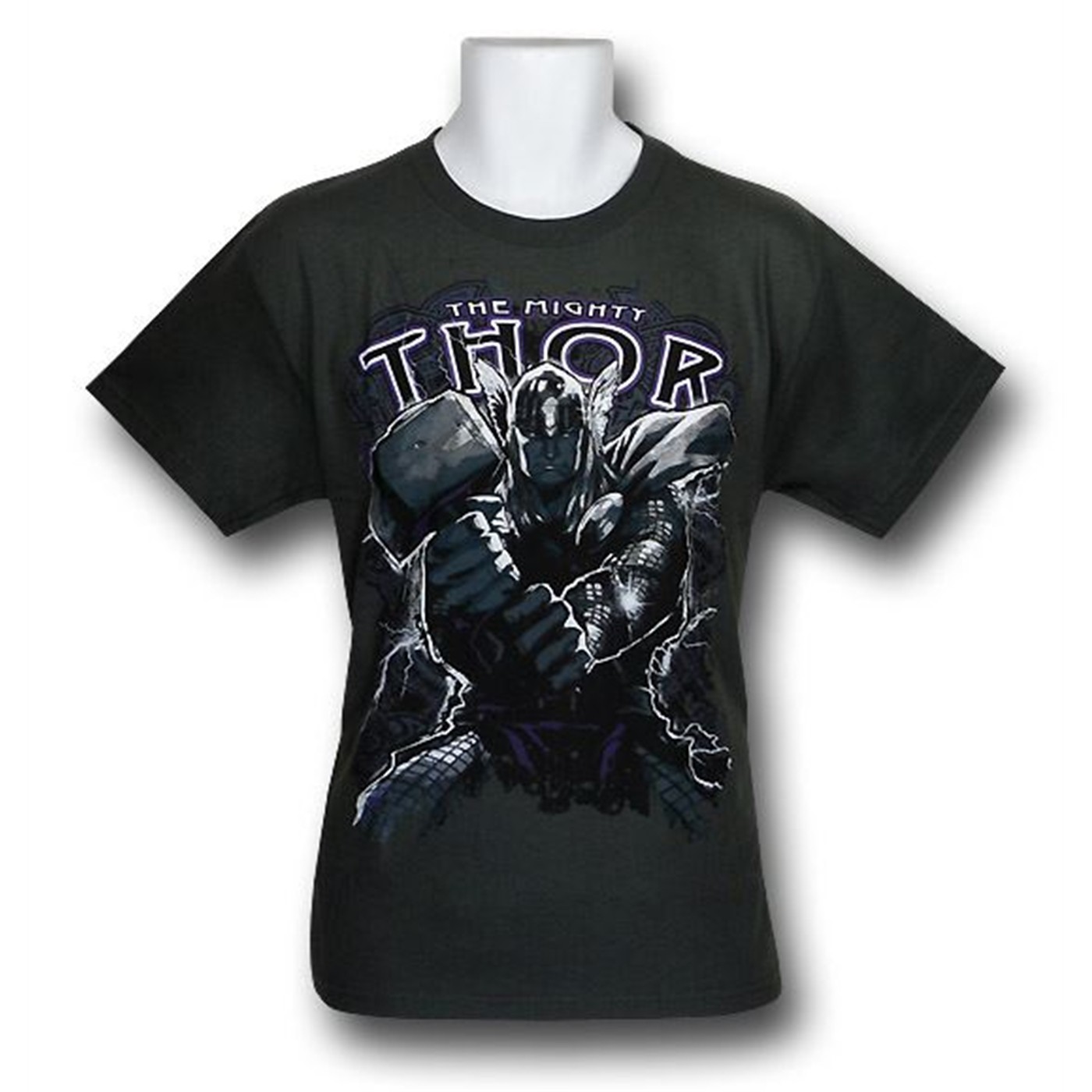 Thor Youth Power Source T-Shirt, Grey
