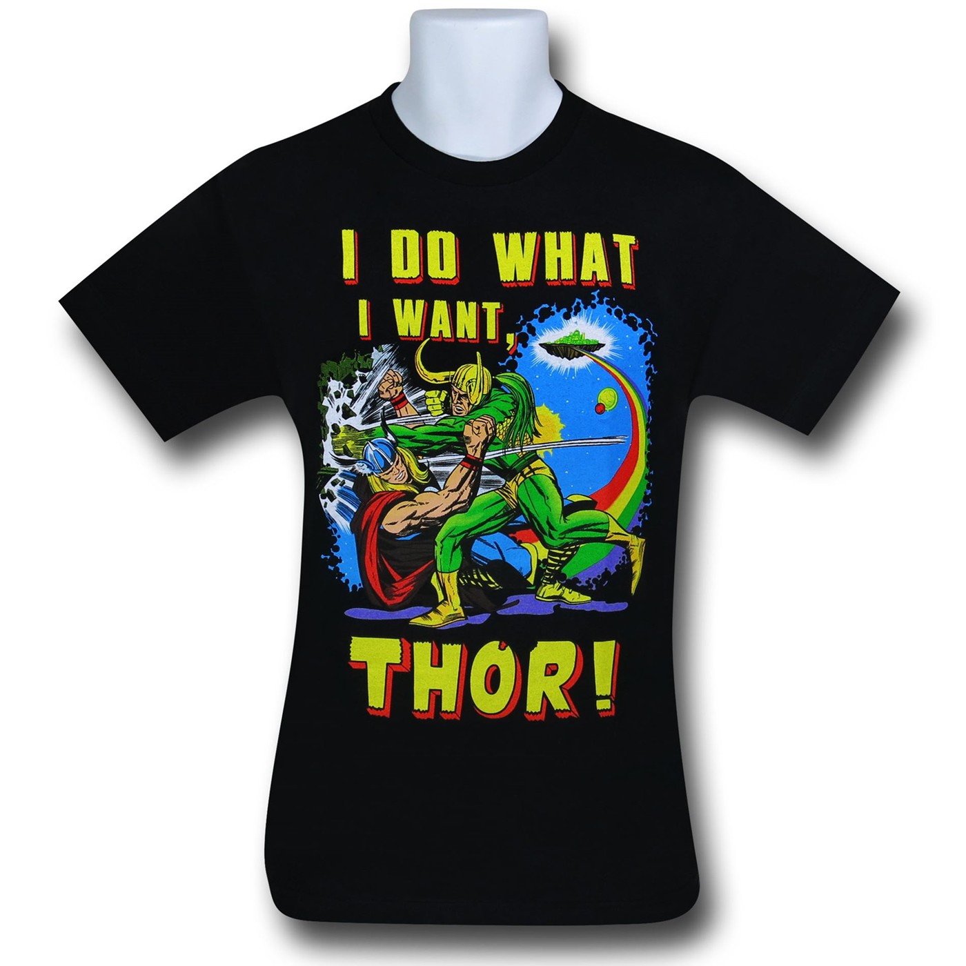 Thor Loki Does What He Wants 30 Single T-Shirt, Black