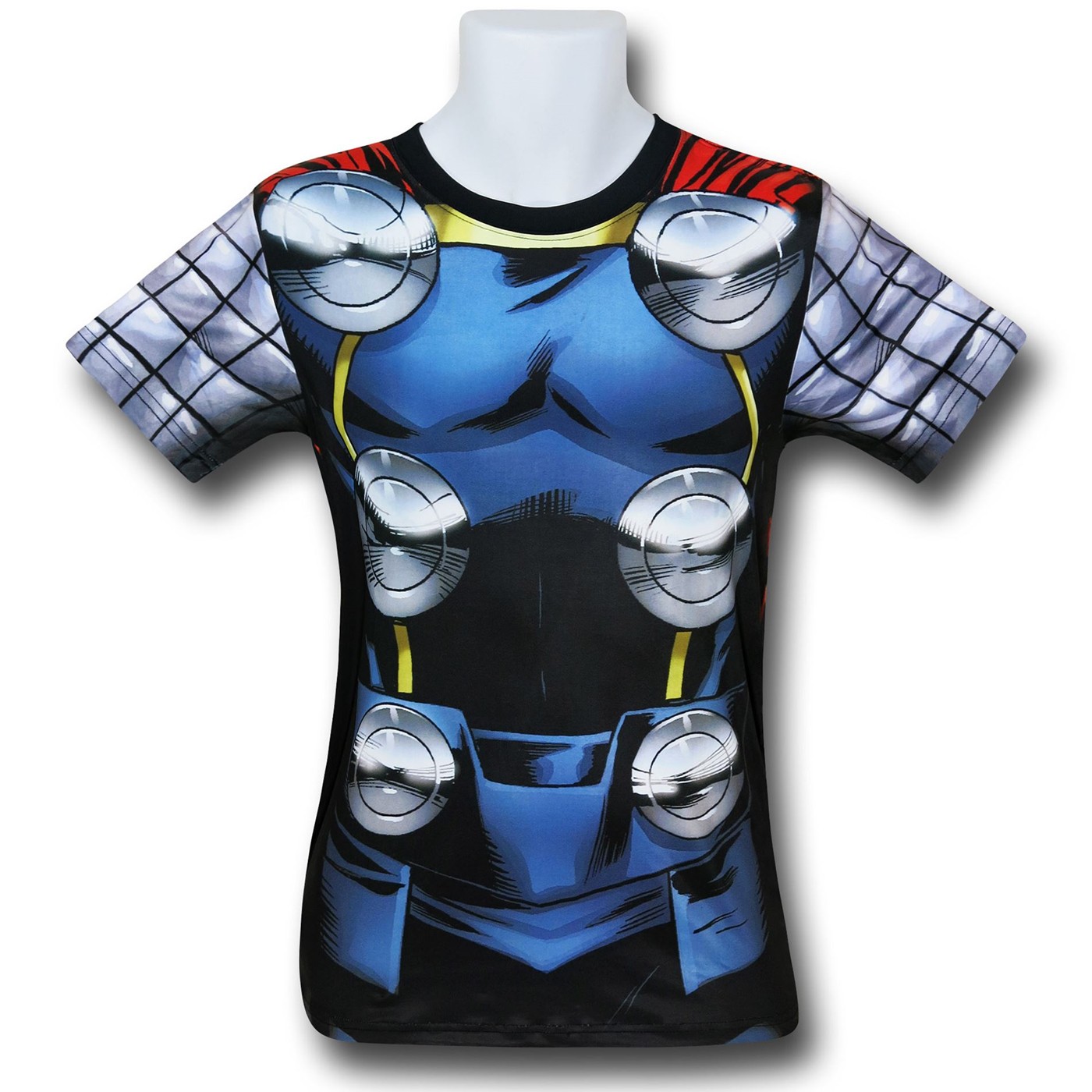 Thor Sublimated Costume Fitness T-Shirt, Blue