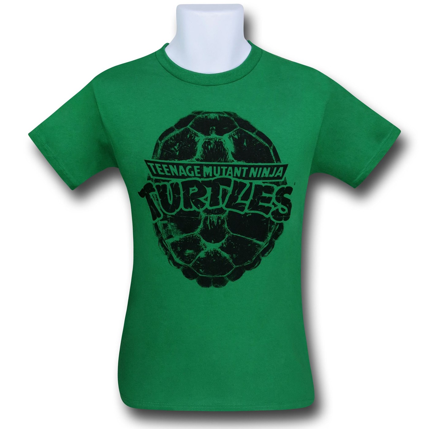 TMNT Distressed Shell Logo Green T-Shirt, Green