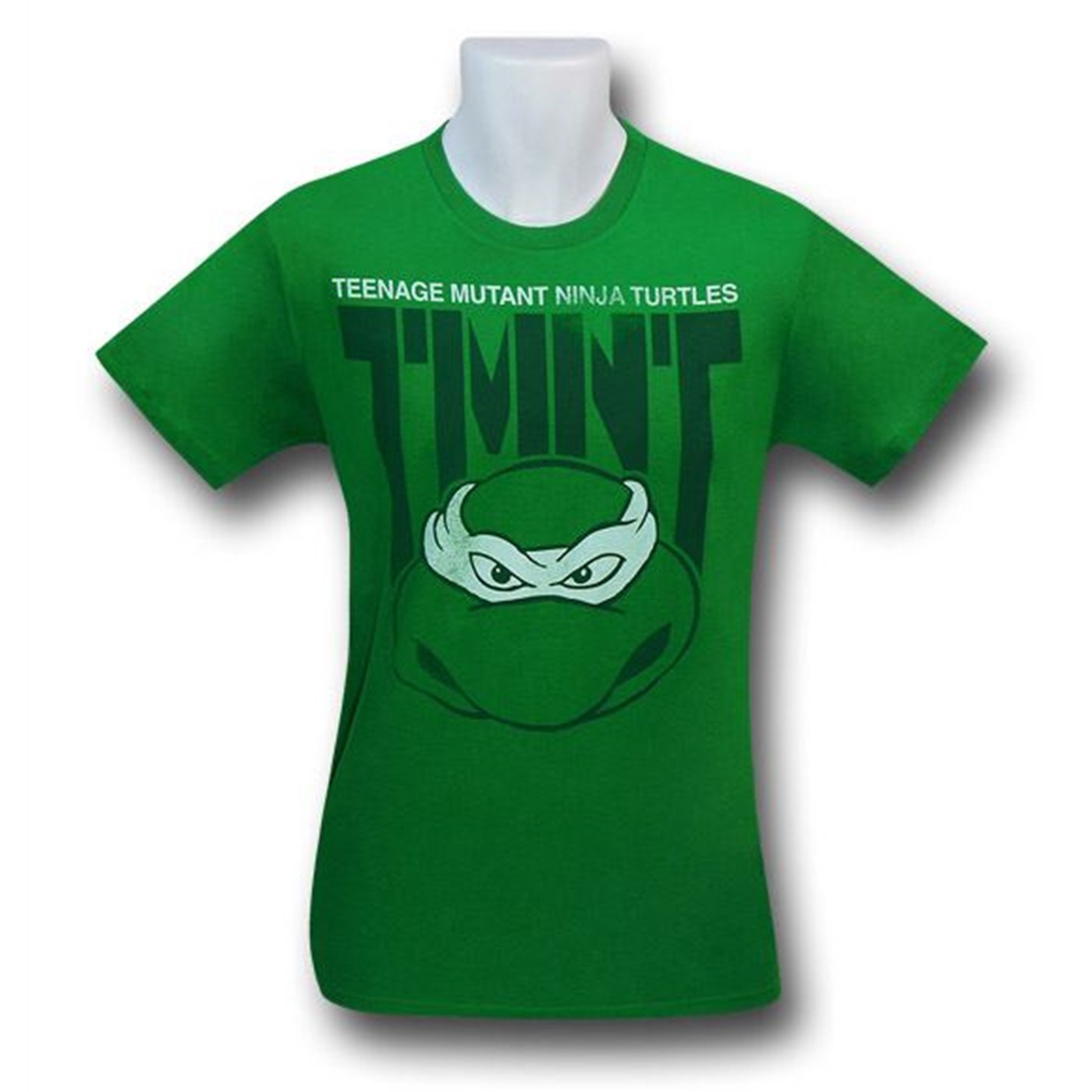 TMNT Green Lone Hero Head T-Shirt, Green