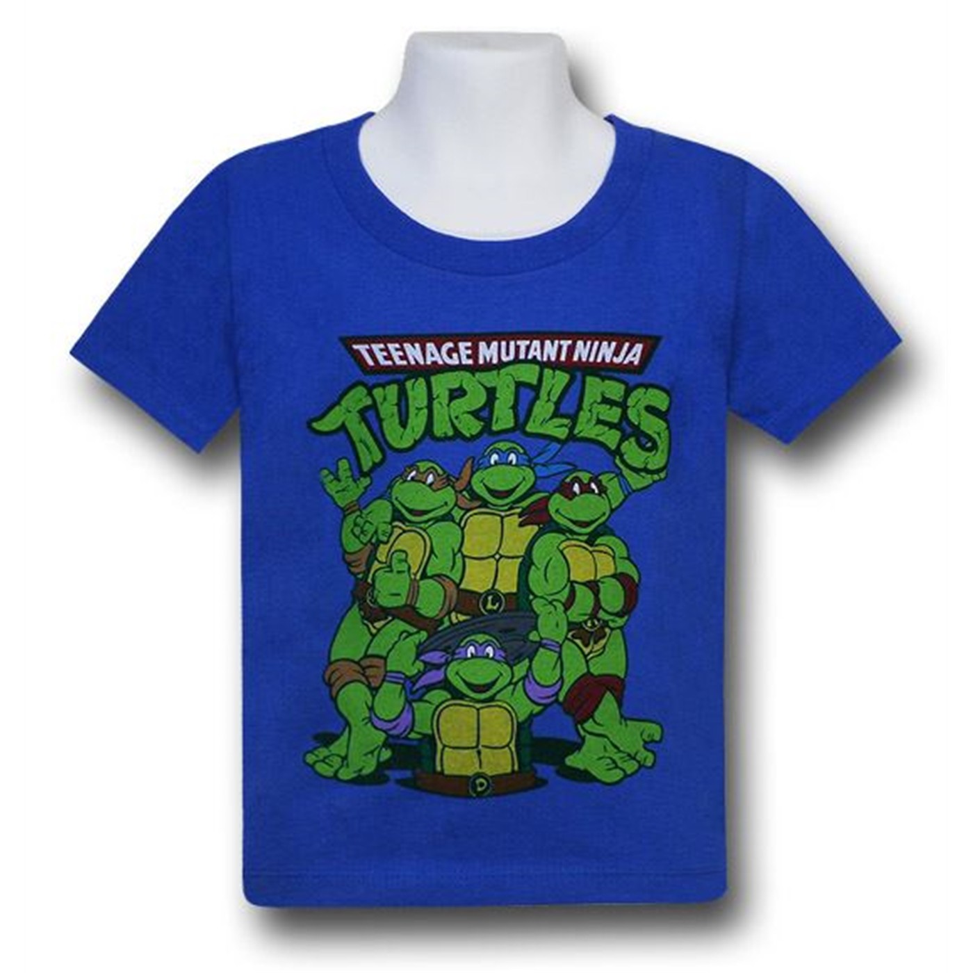 TMNT Kids Blue Group T-Shirt, Blue