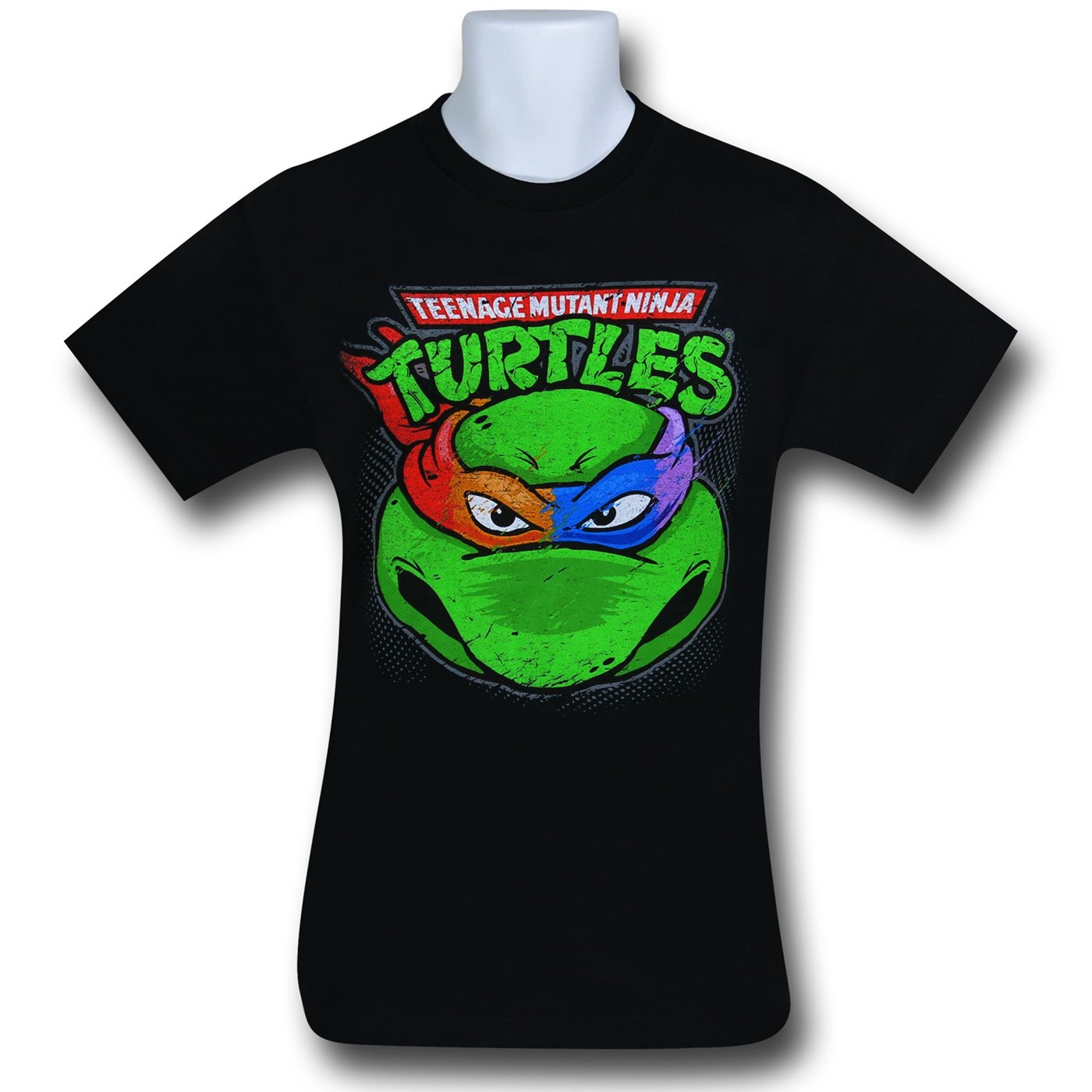 TMNT Multicolor Mask T-Shirt, Black