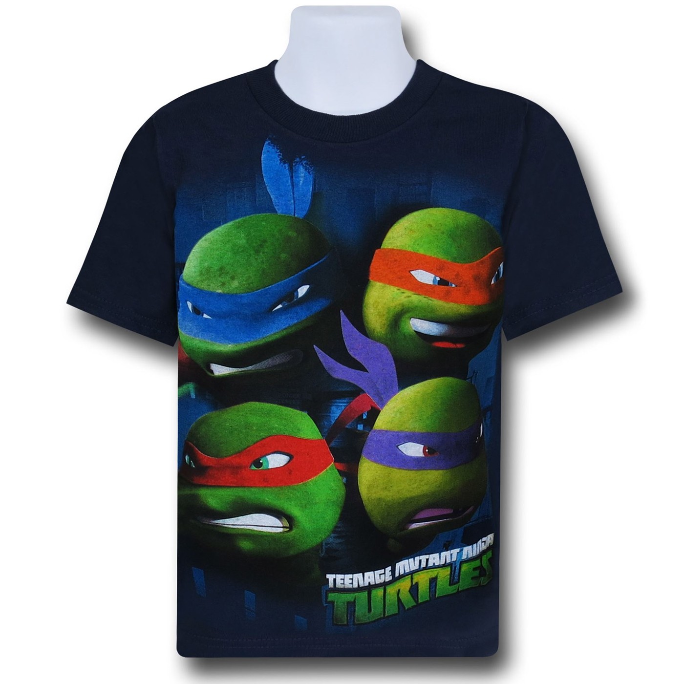 TMNT Quadruple Turtles Kids T-Shirt, Blue
