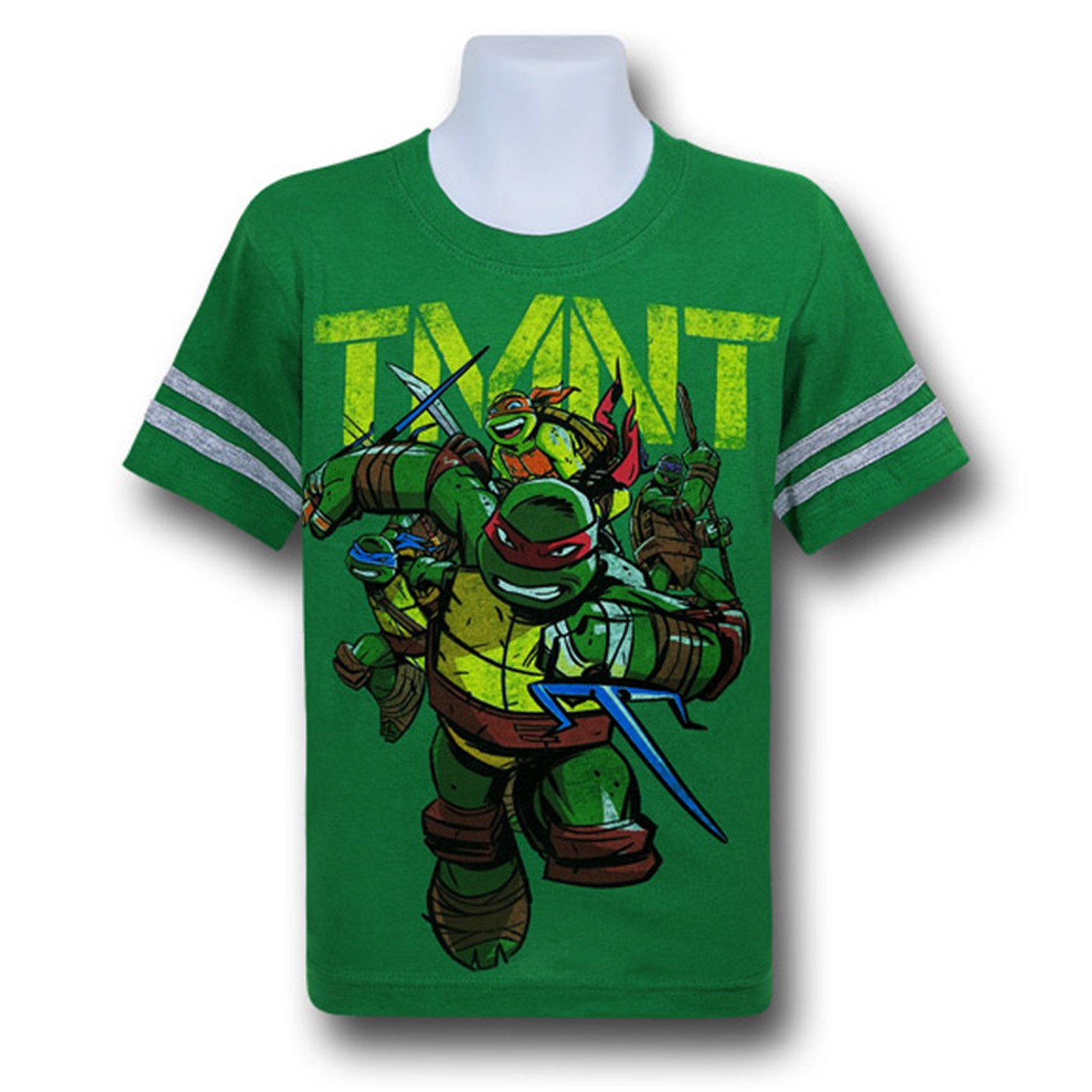 TMNT Rush Kids Athletic T-Shirt, Green