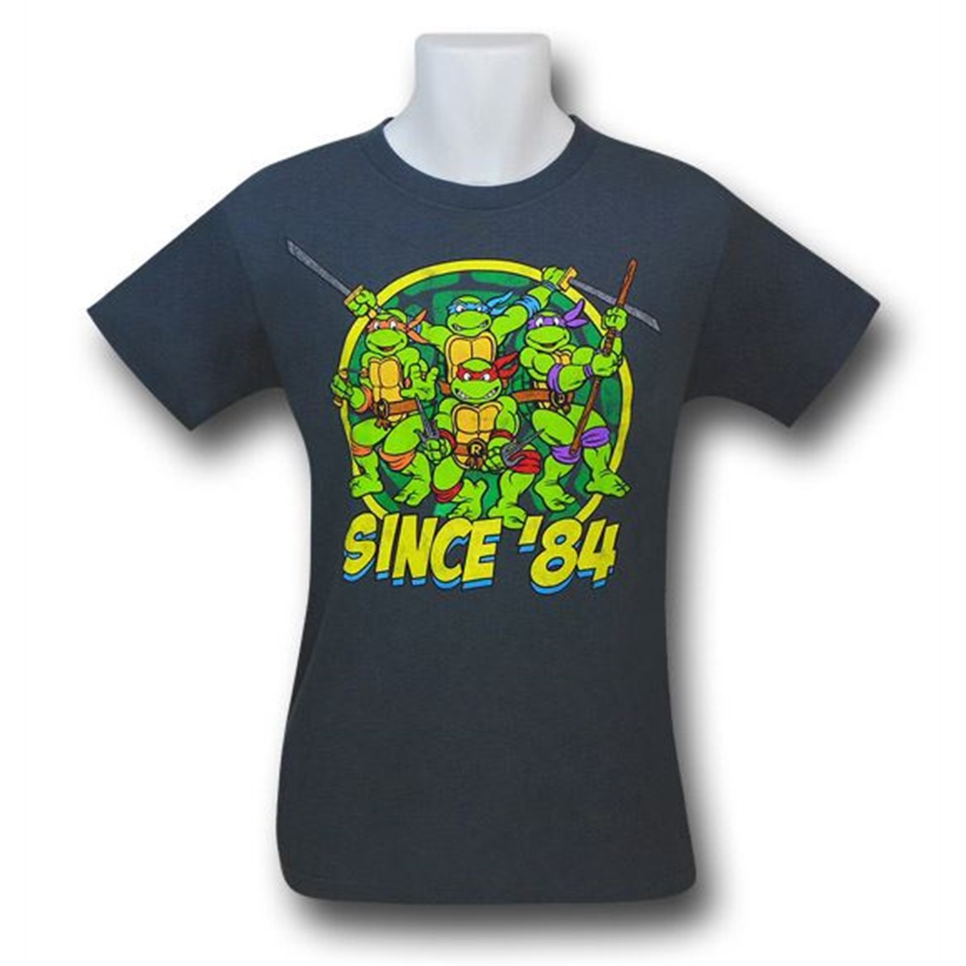 TMNT Since '84 Grey 30 Single T-Shirt, Grey