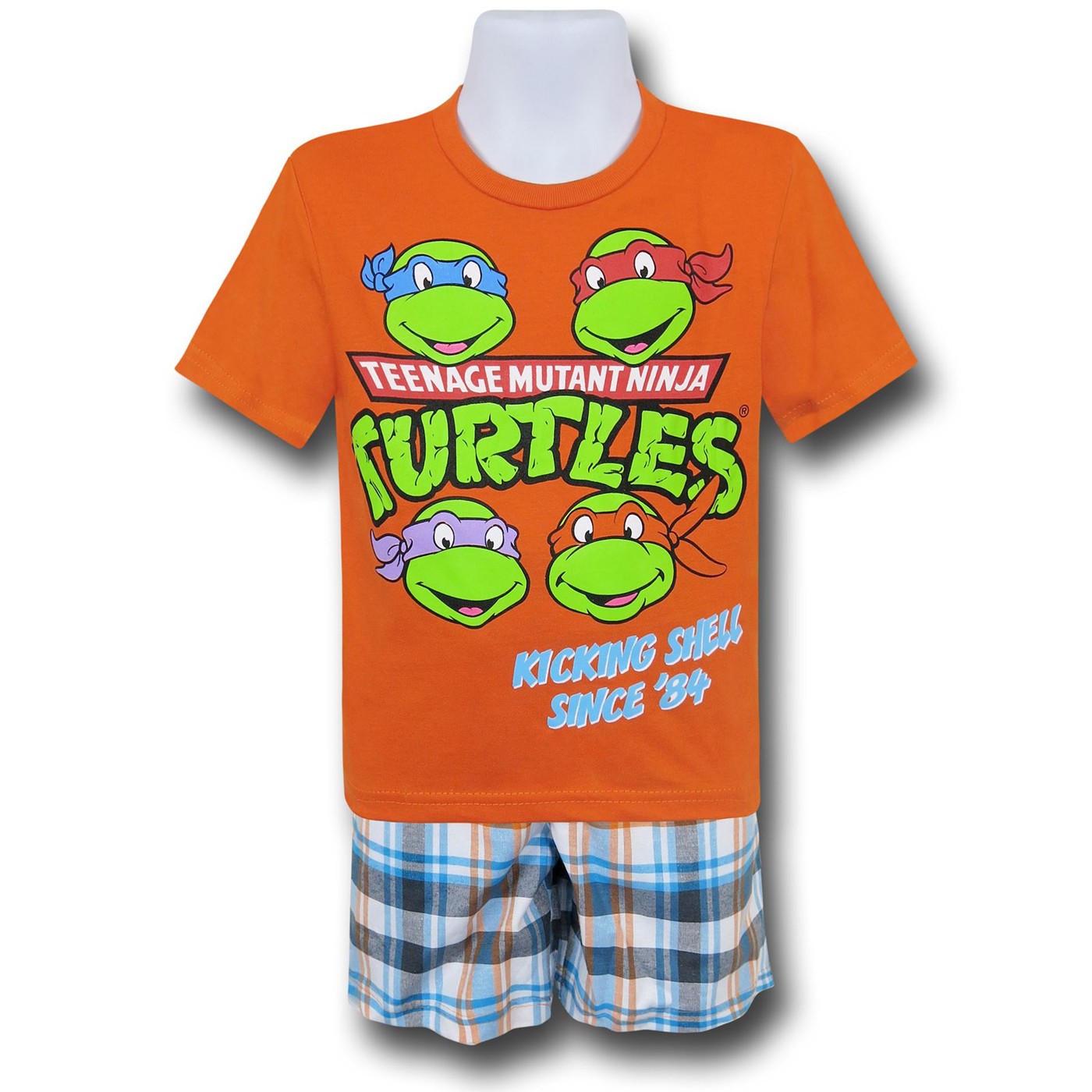 TMNT Kids T-Shirt & Pants Set, Orange