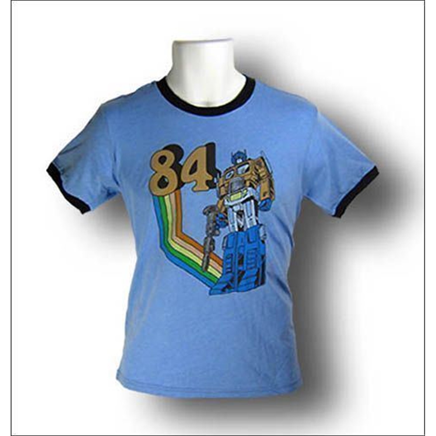 Optimus Prime '84 Blue Ringer Vintage T-Shirt