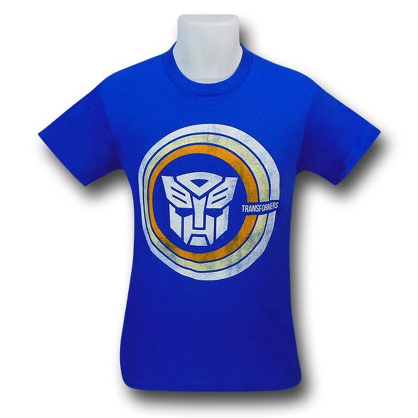 Transformers Ringed Autobot Symbol T-Shirt, Blue