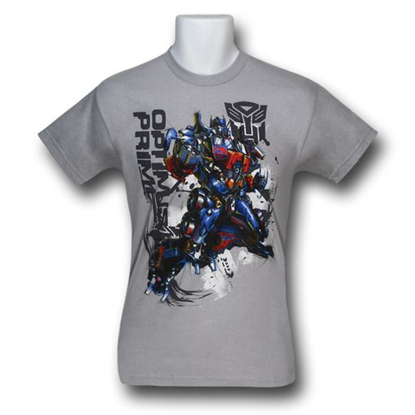 Optimus Prime Ready Kids T-Shirt, Grey