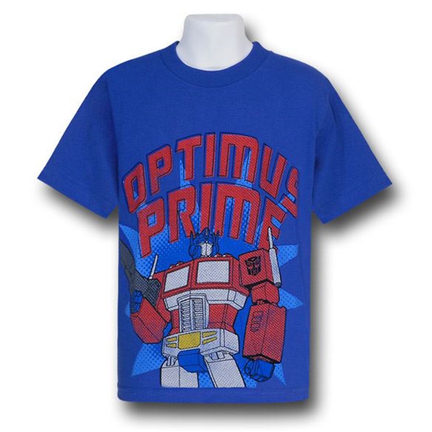 Transformers Optimus Prime At Ready Kids T-Shirt, Blue