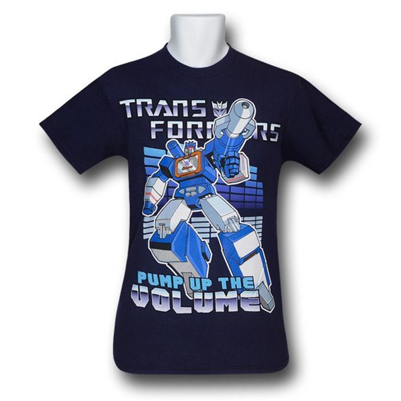 Transformers Soundwave Volume T-Shirt, Blue
