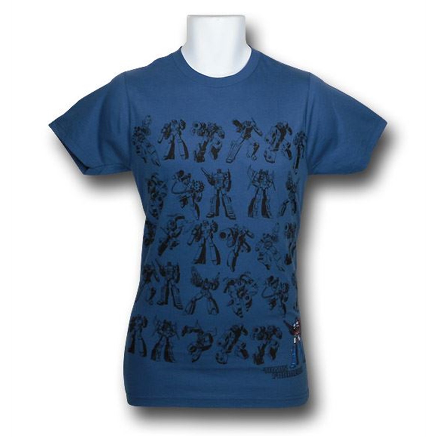 Transformers Classic Characters 30s T-Shirt, Blue