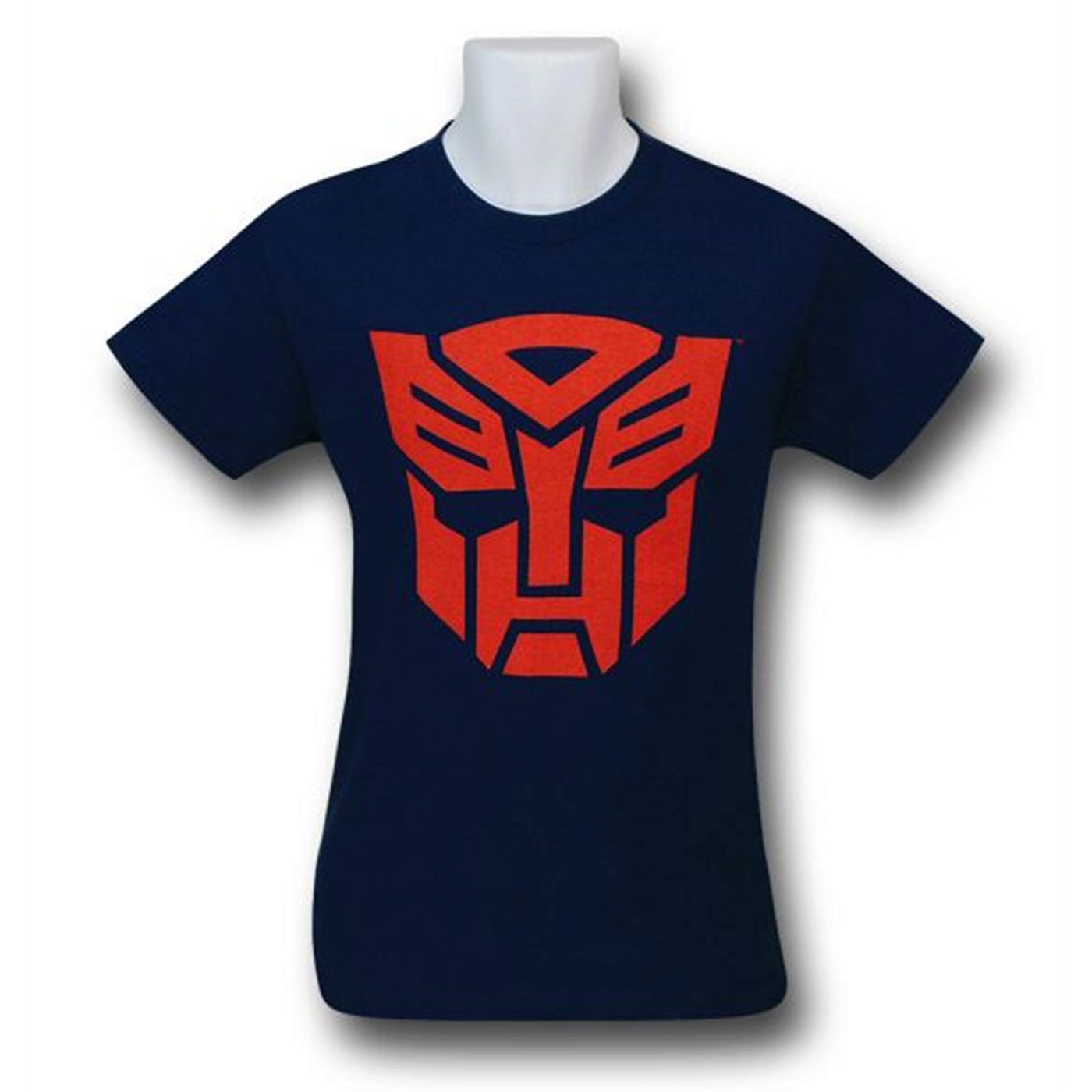 Transformers Red Autobot Symbol On Navy, Blue