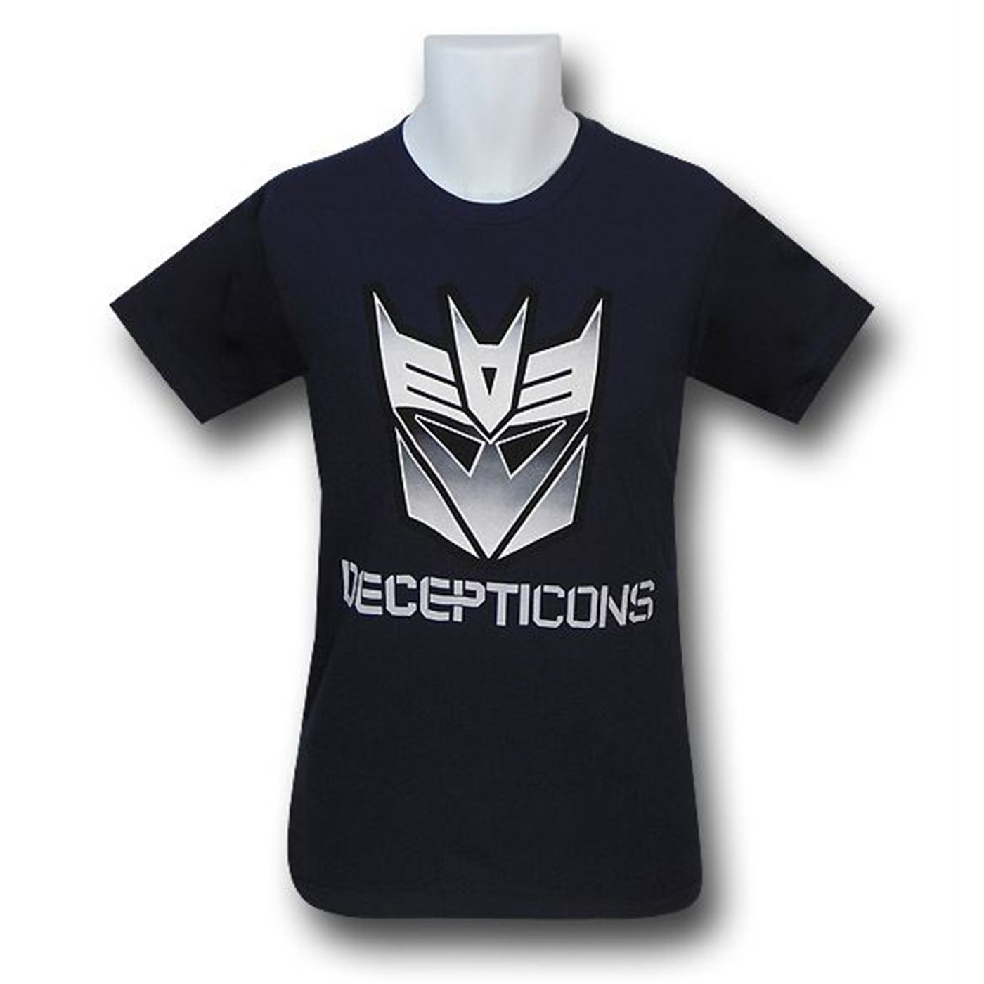 Transformers Decepticons 30 Single Navy T-Shirt, Blue