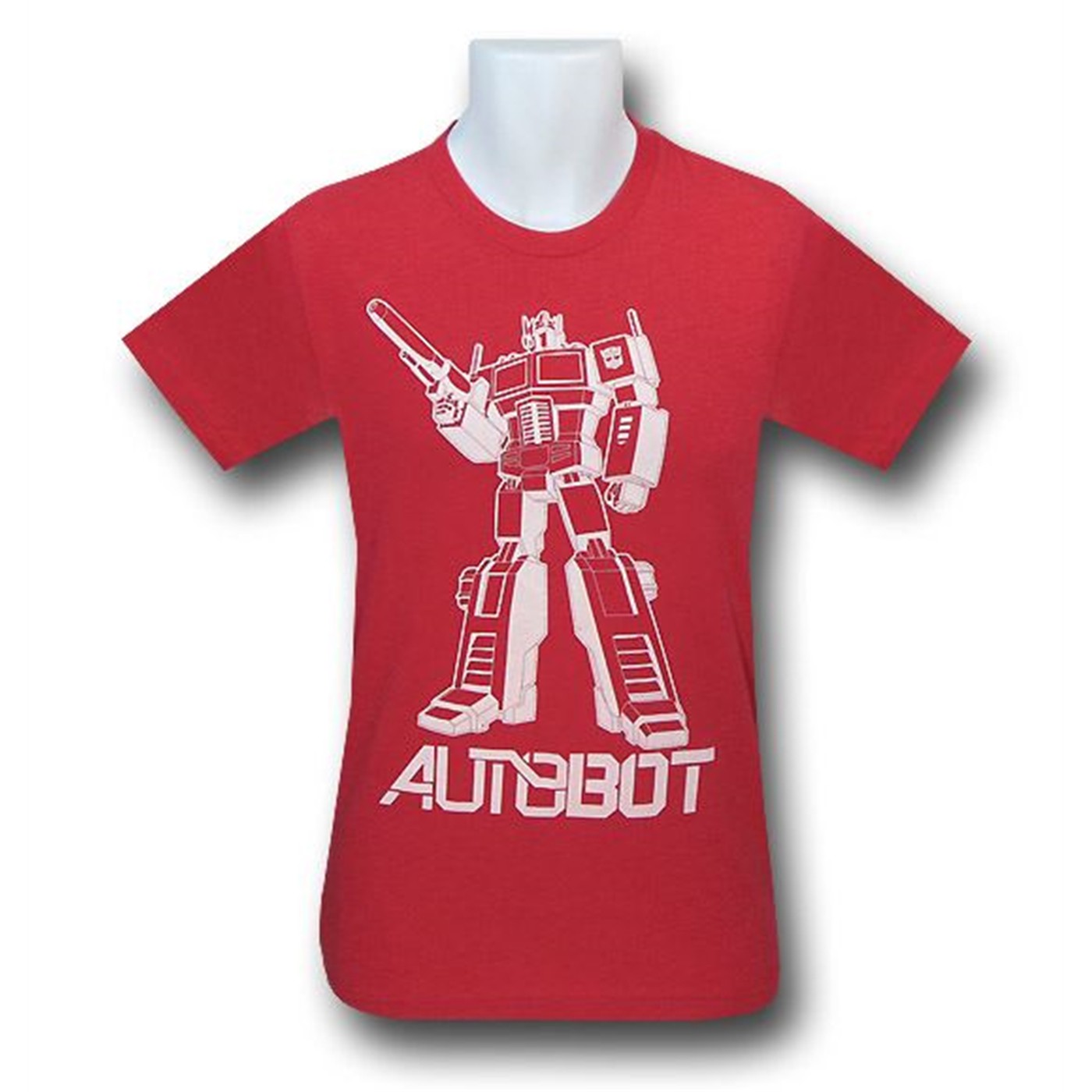 Transformers Prime Outline Red 30 Single T-Shirt, Red