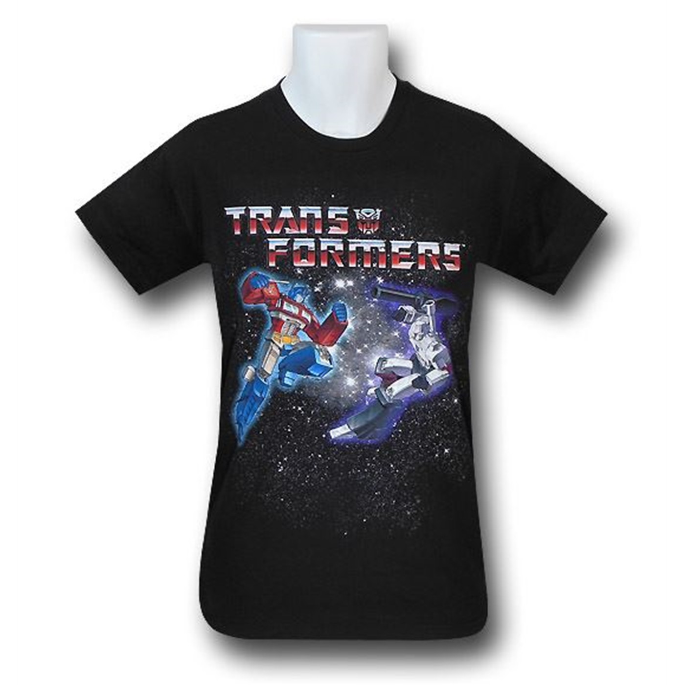 Transformers Prime Vs. Megatron 30 Single T-Shirt, Black