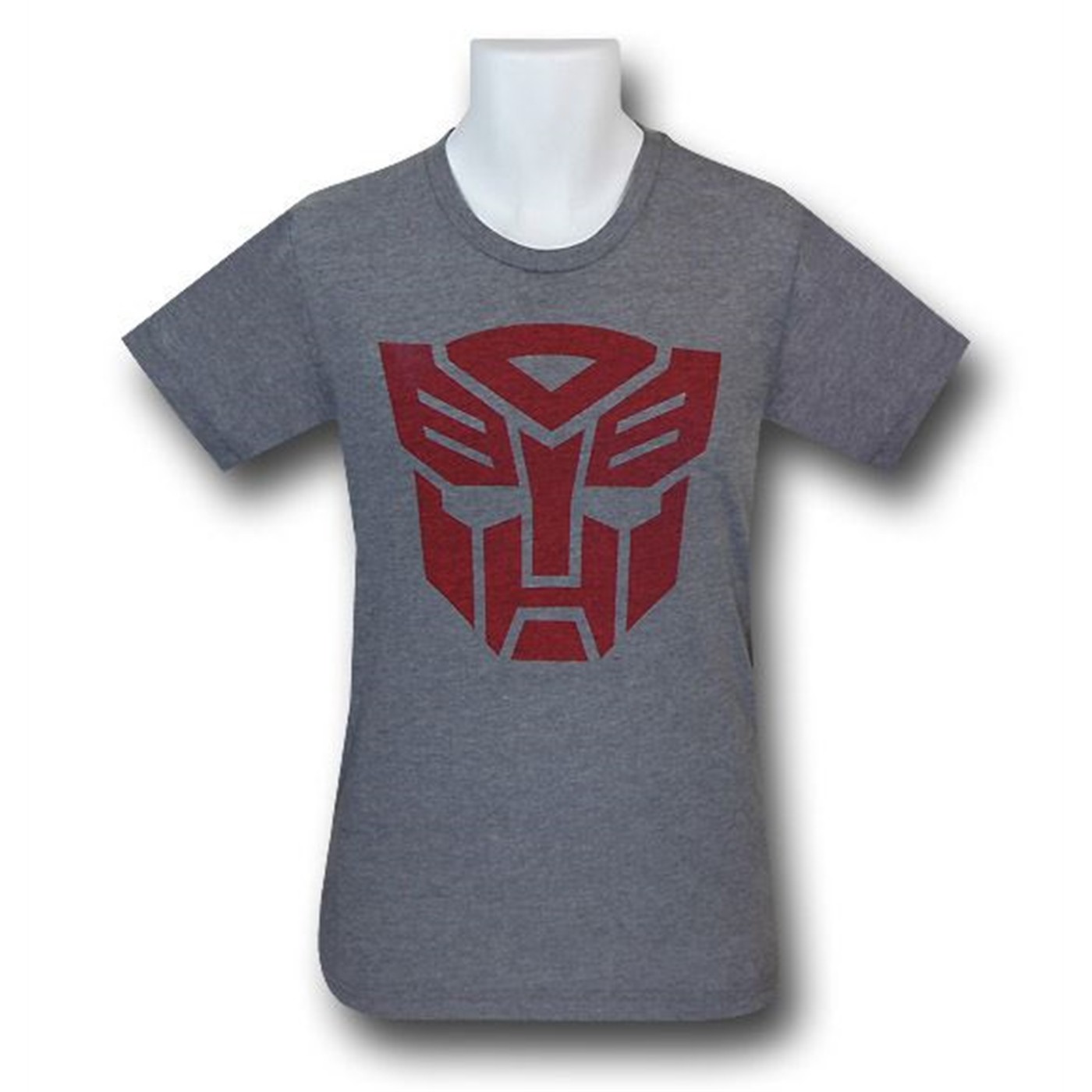 Transformers Red Autobot Triblend T-Shirt, Grey