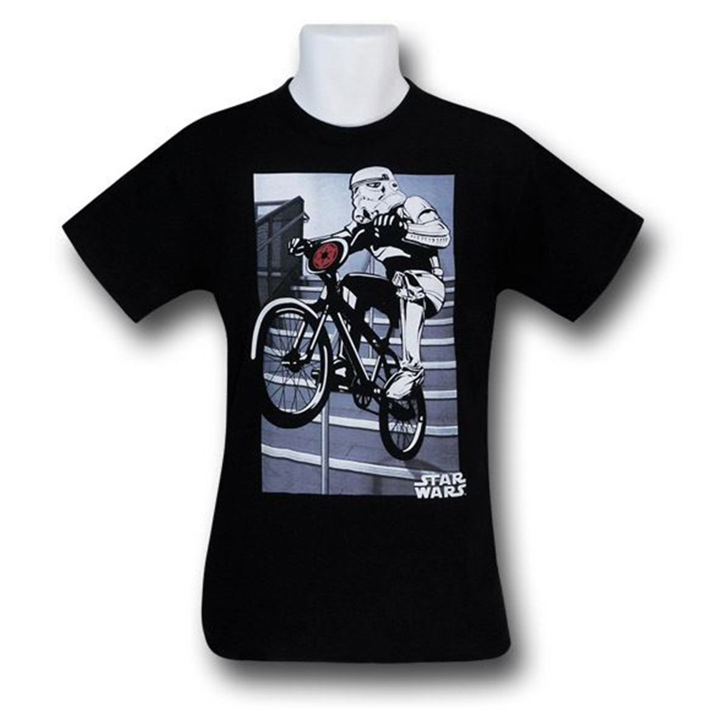 Star Wars Kids Trooper BMX Bike T-Shirt, Black